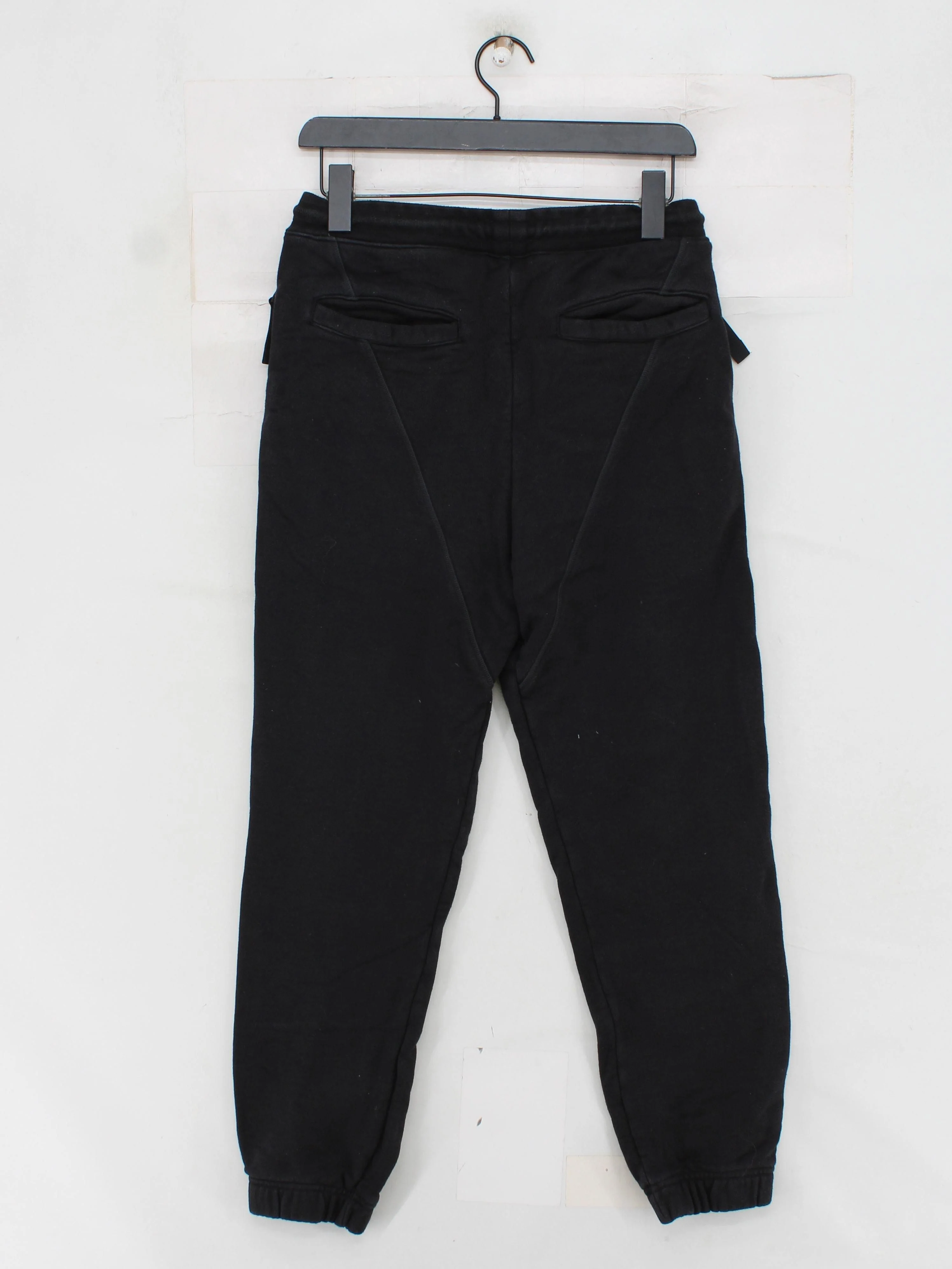Reebok Men's Sports Bottoms XS Black Cotton with Polyester, Elastane Sweatpants - Image 2