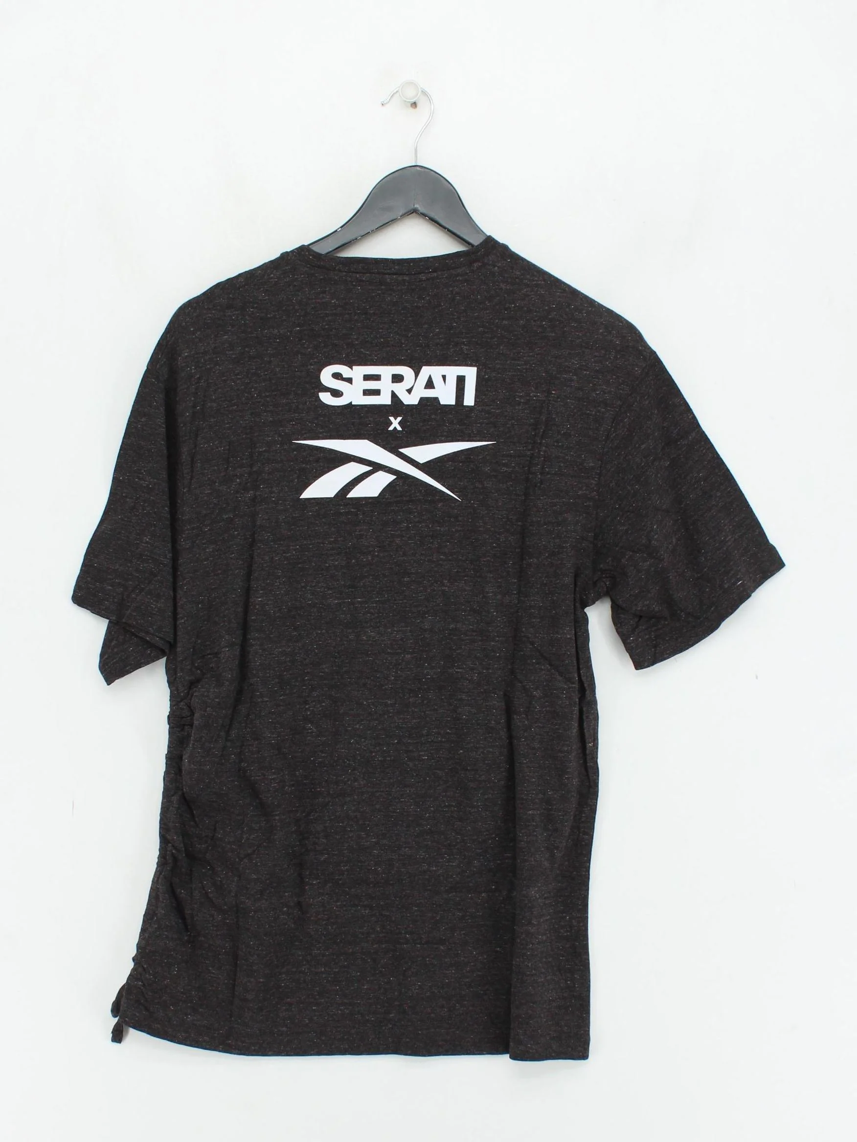 Reebok Men's T-Shirt S Black Graphic 100% Cotton Basic - Image 2