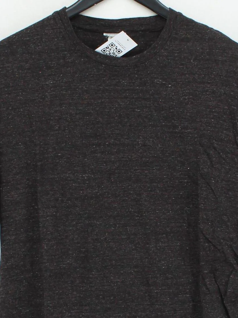 Reebok Men's T-Shirt S Black Graphic 100% Cotton Basic - Image 3