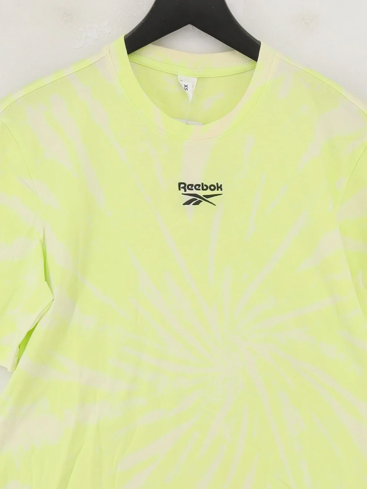 Reebok Men's T-Shirt XS Green Cotton with Elastane Basic New with tags - Image 3