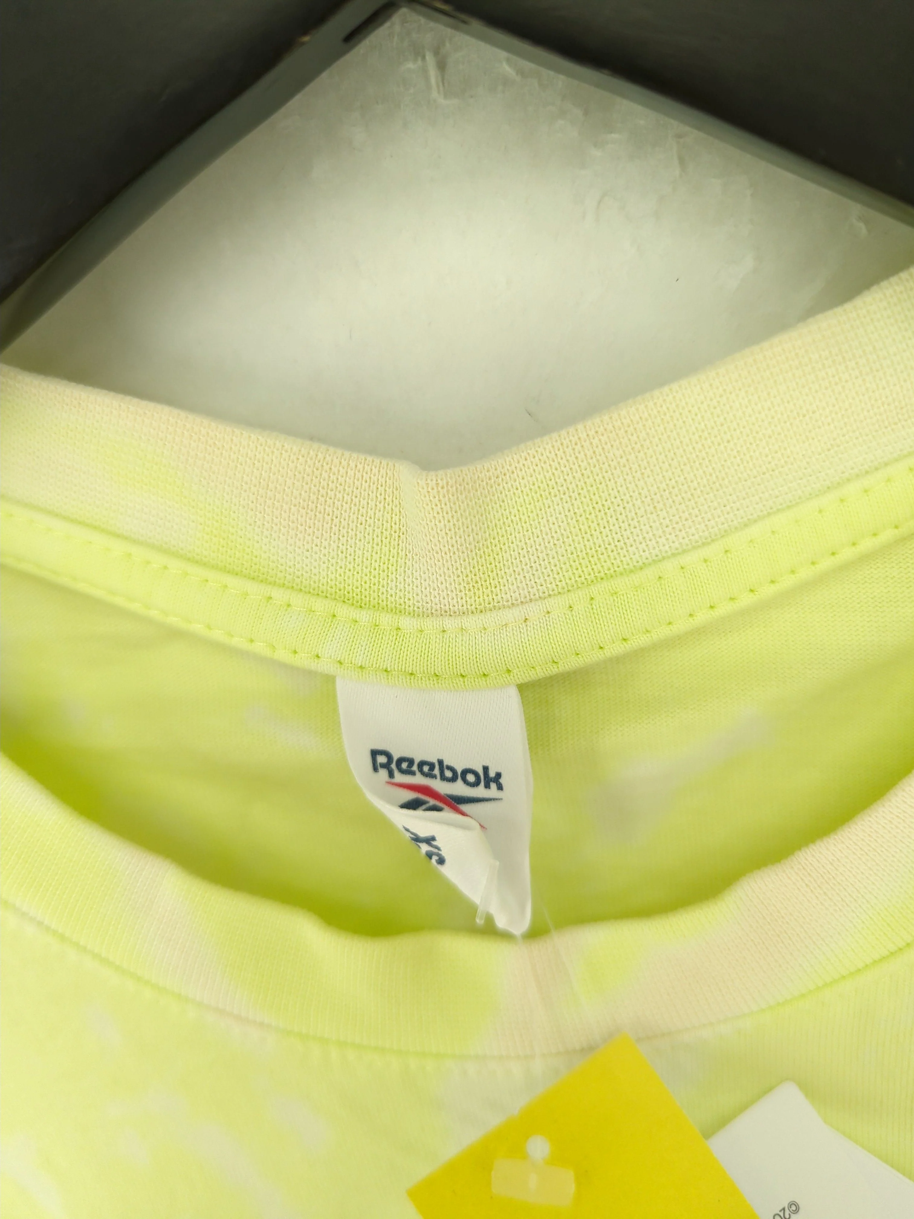 Reebok Men's T-Shirt XS Green Cotton with Elastane Basic New with tags - Image 5