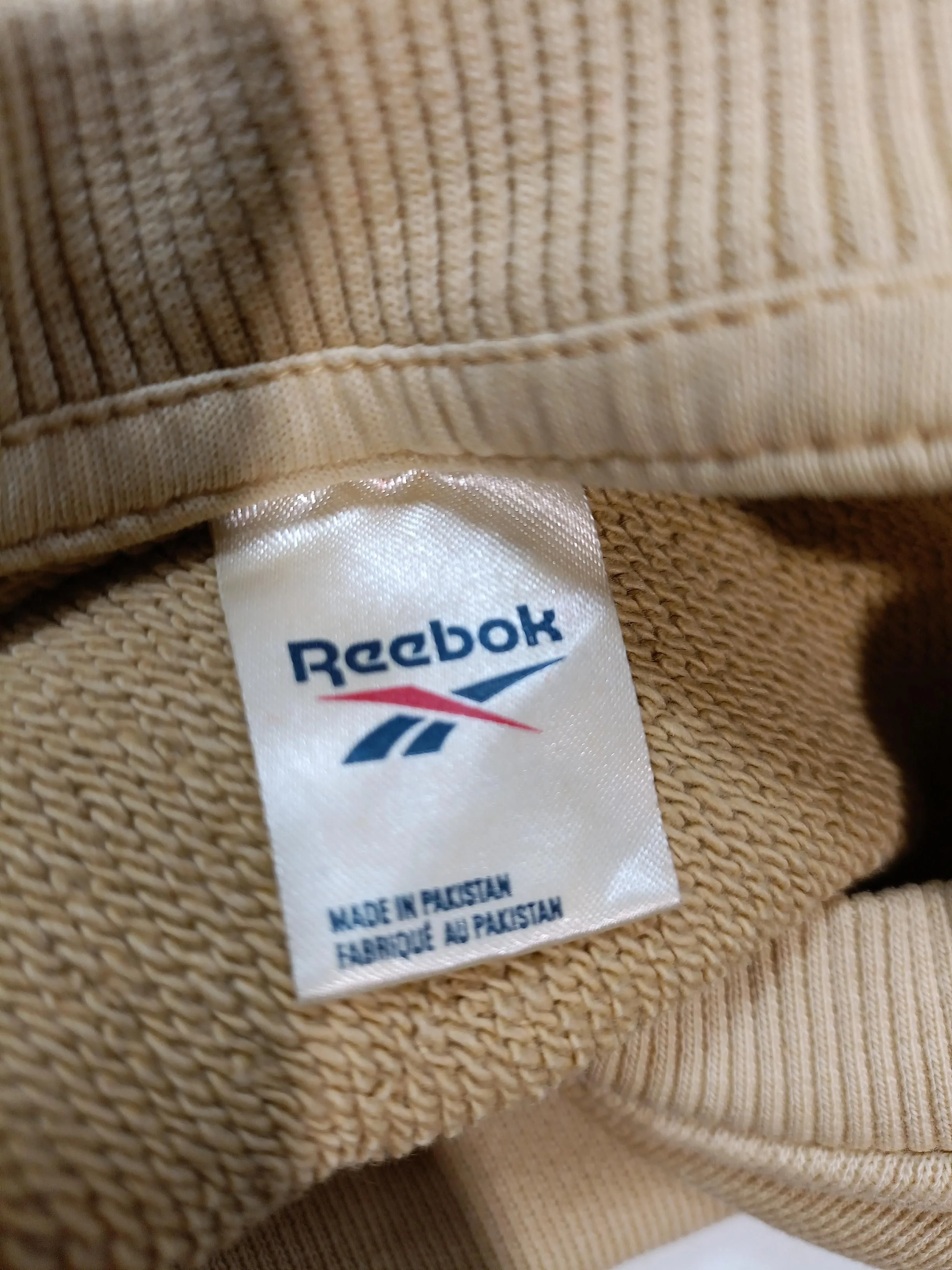 Reebok Women's Hoodie XS Tan 100% Cotton Pullover - Image 5