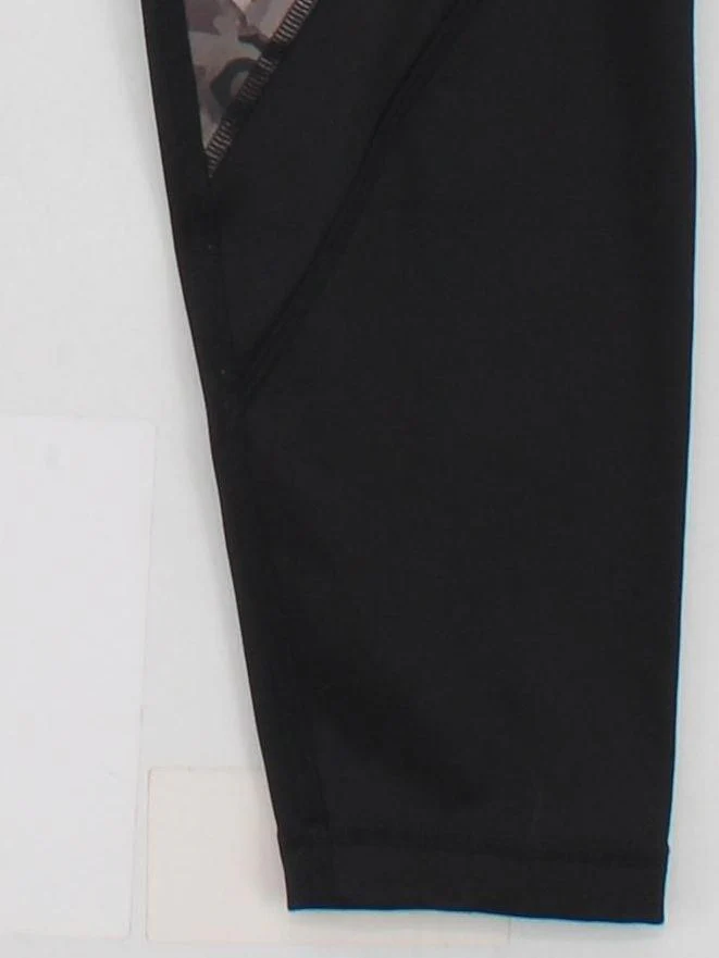 Reebok Women's Leggings L Black Animal Print Polyester with Spandex Full length - Image 4