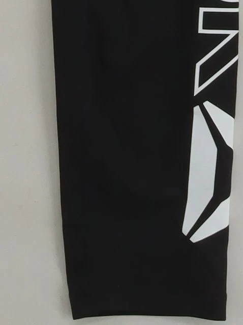 Reebok Women's Leggings S Black Graphic Polyester with Elastane Full length - Image 4