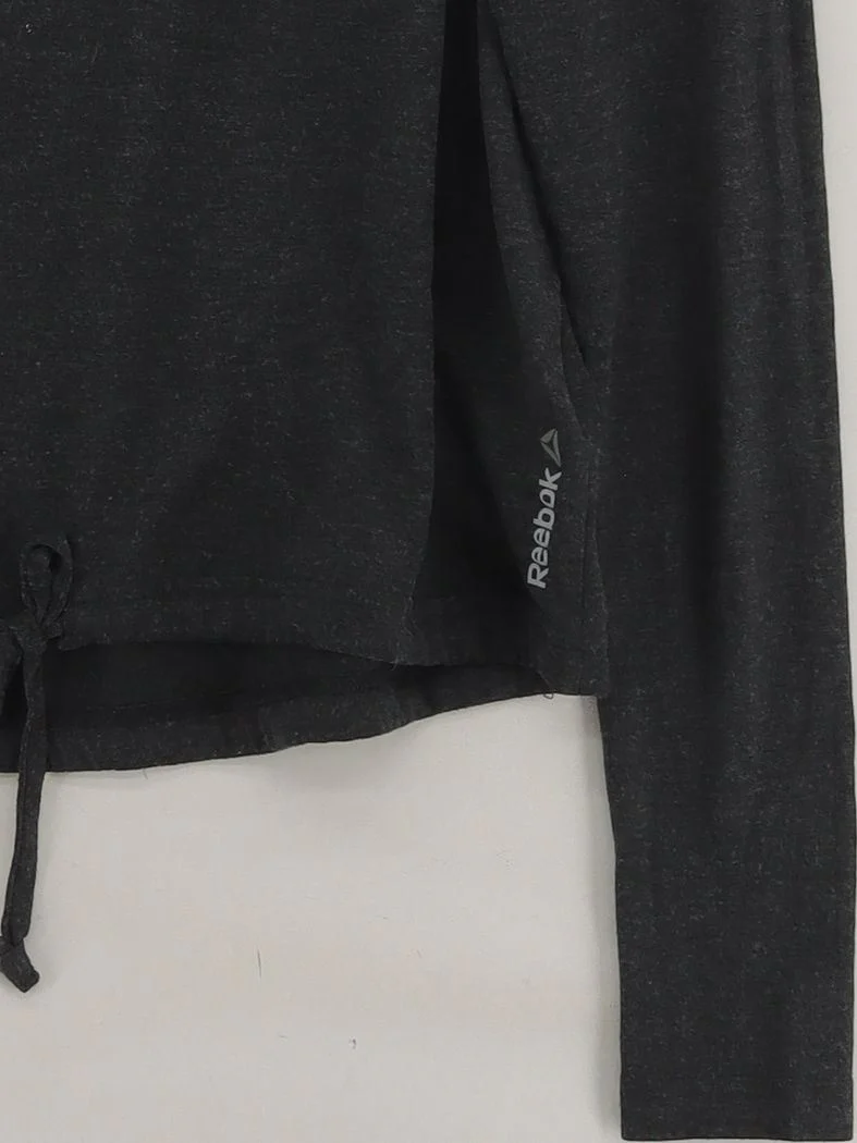 Reebok Women's Loungewear S Grey Polyester with Rayon Basic - Image 4