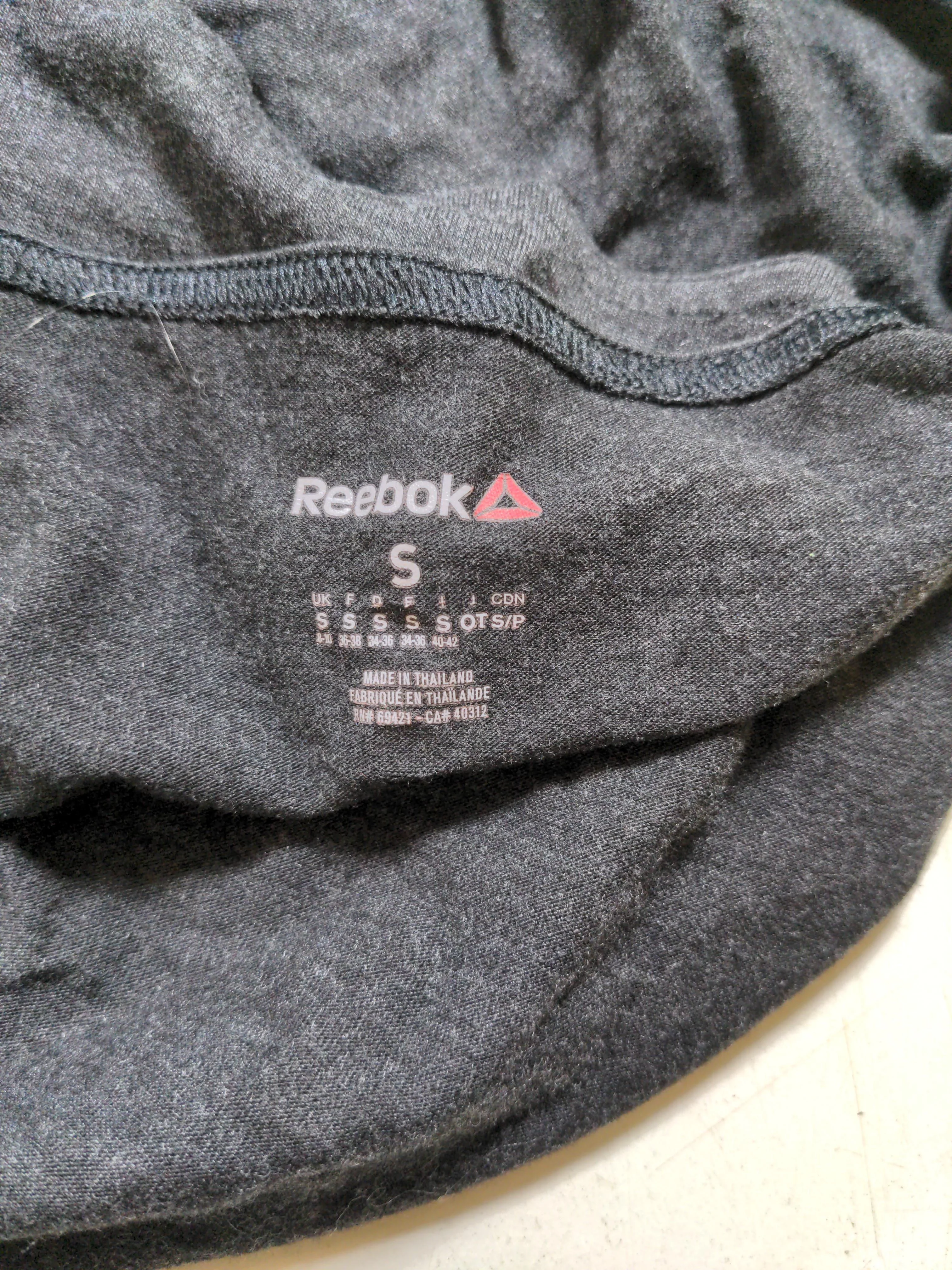 Reebok Women's Loungewear S Grey Polyester with Rayon Basic - Image 5