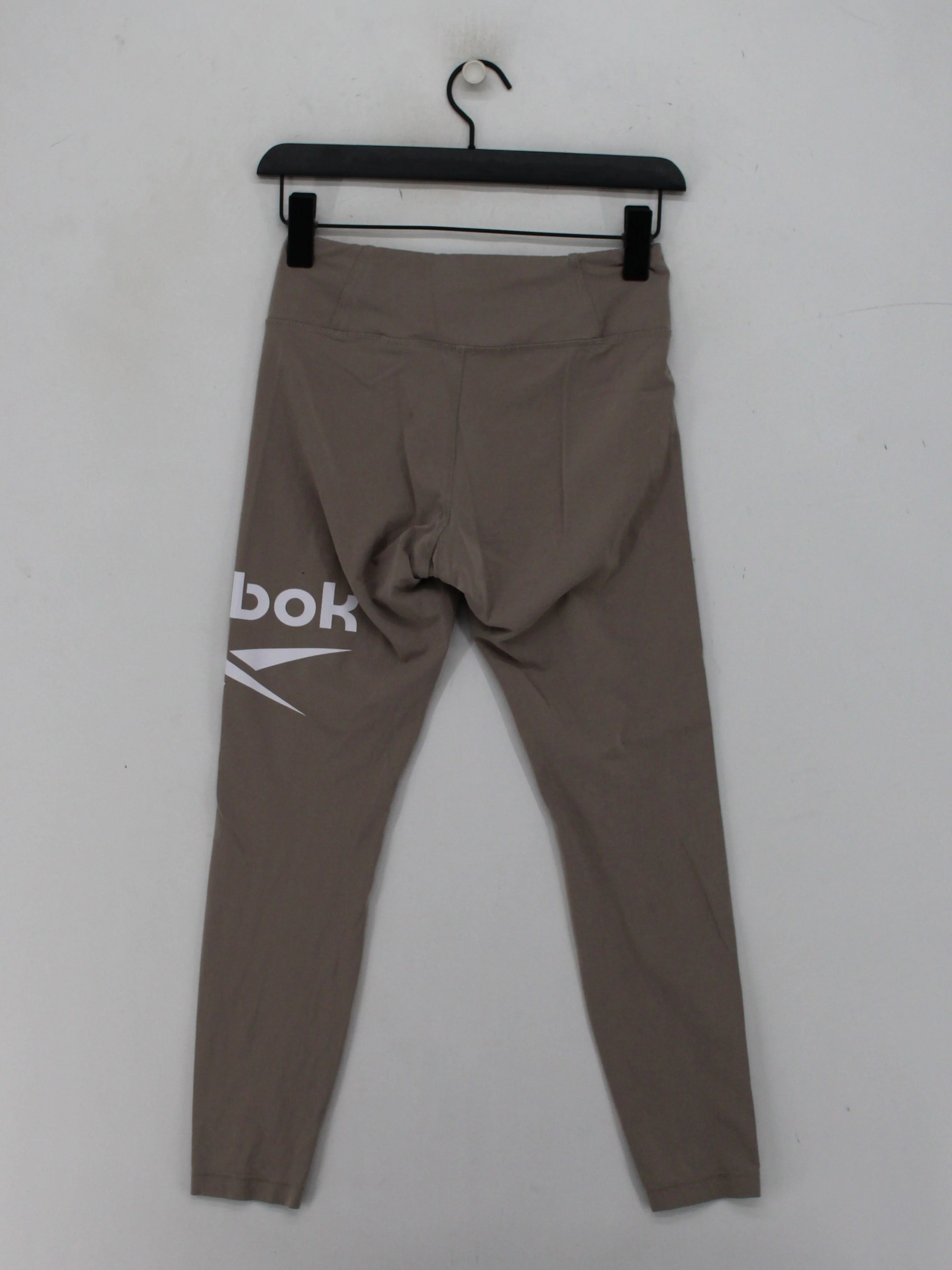 Reebok Women's Sports Bottoms S Grey Graphic 100% Cotton Sweatpants - Image 2