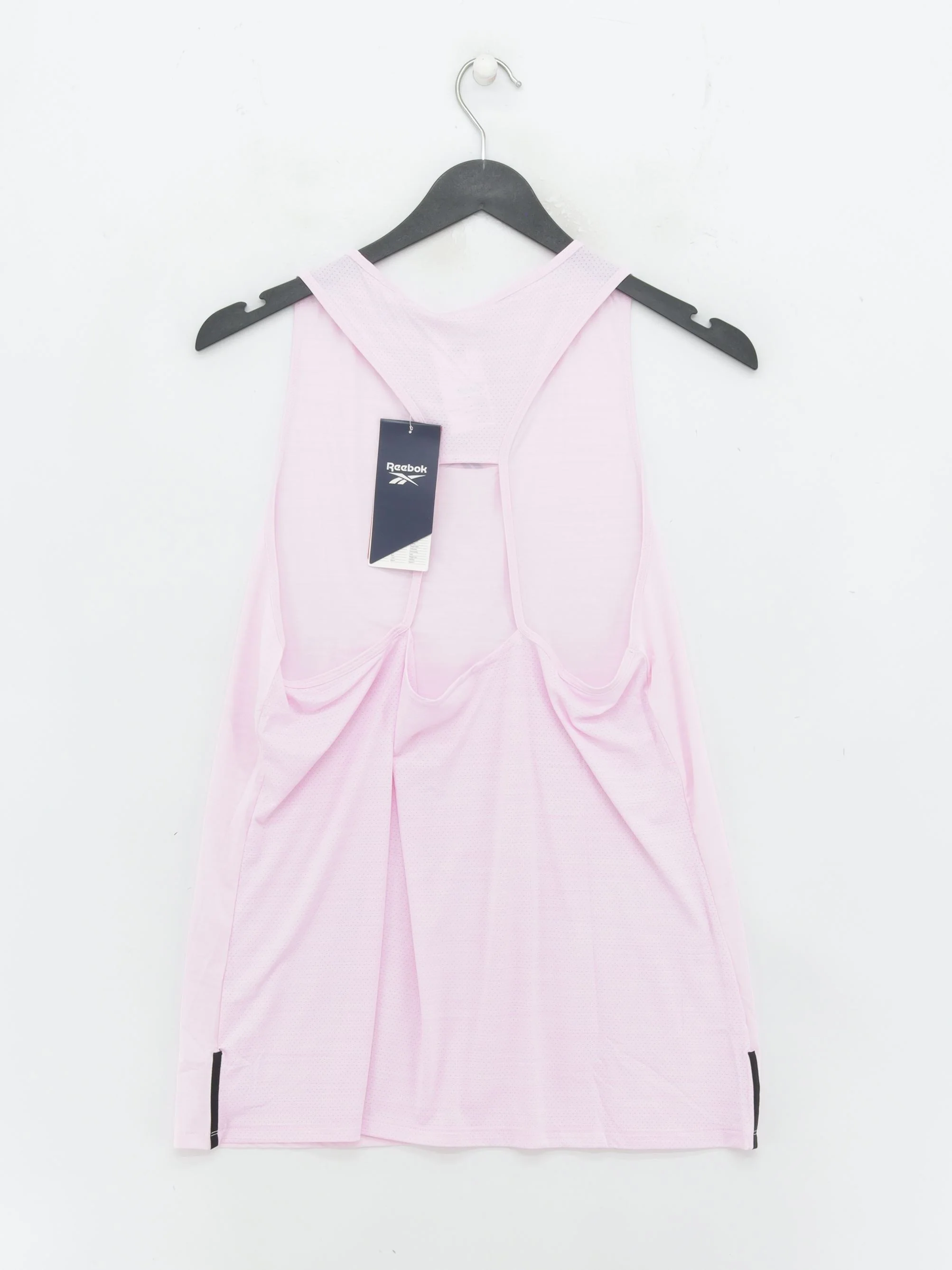 Reebok Women's T-Shirt L Pink Nylon with Spandex Sleeveless Basic New with tags - Image 2