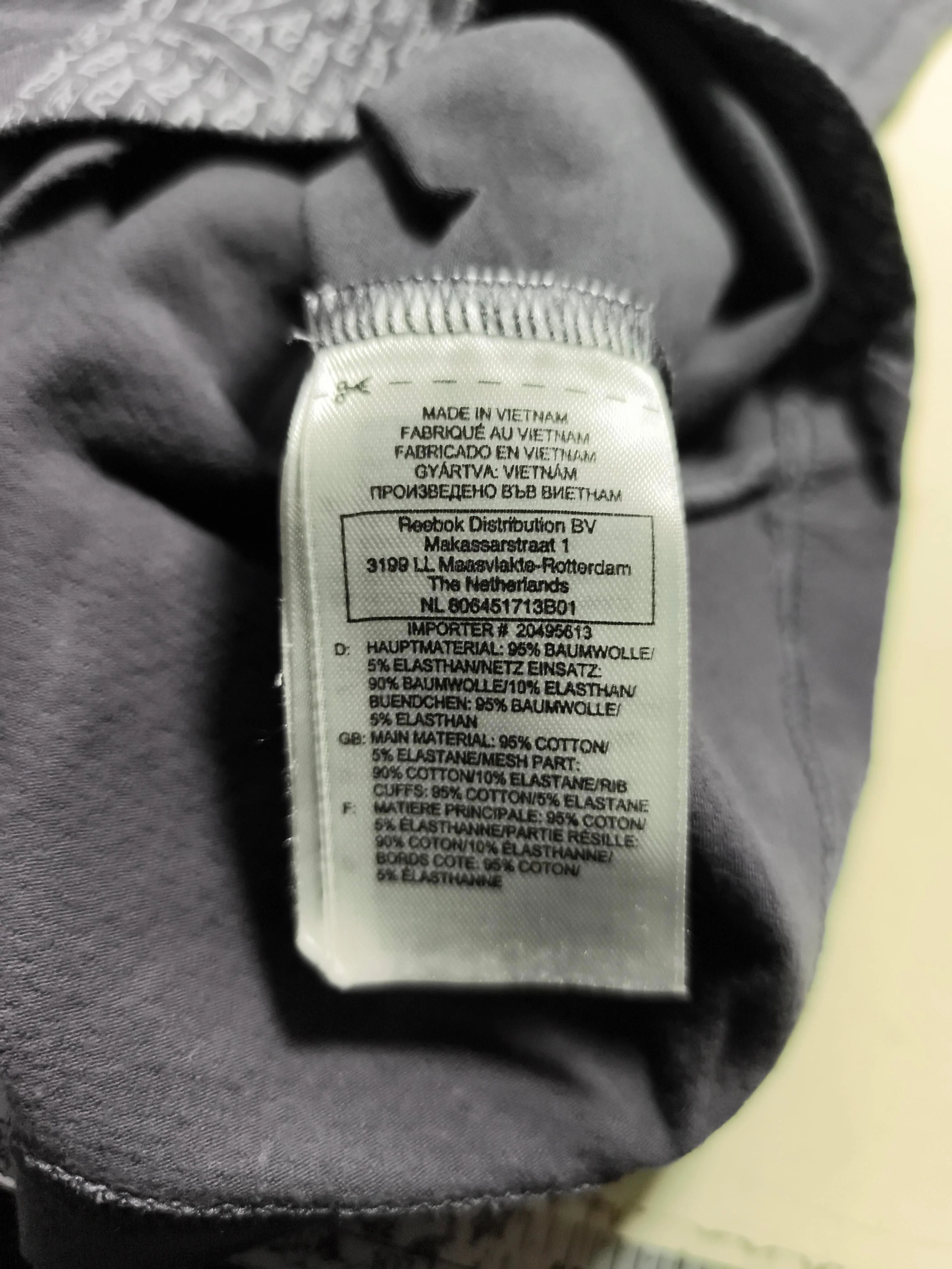 Reebok Women's T-Shirt S Grey Cotton with Elastane Basic - Image 6