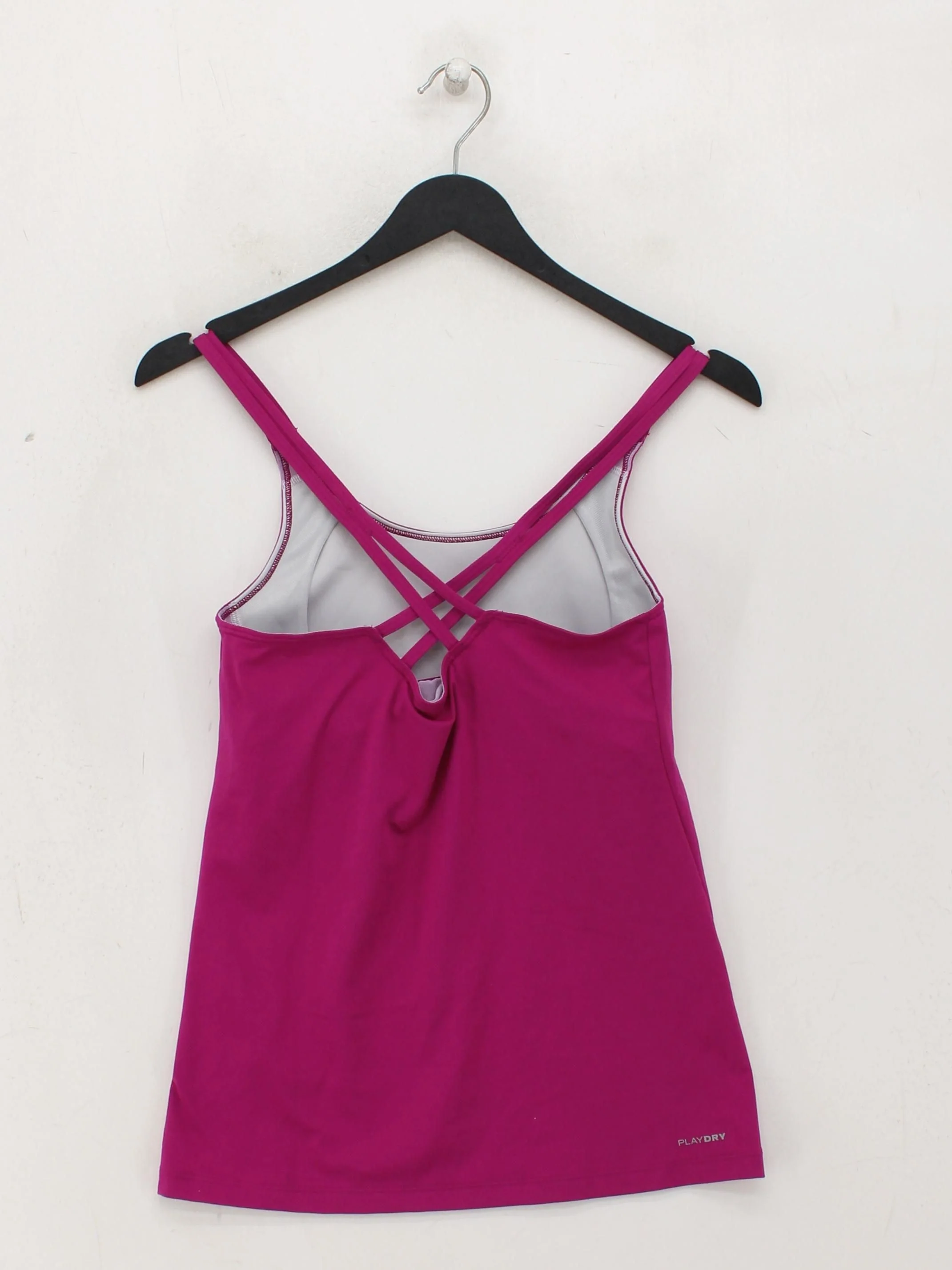 Reebok Women's T-Shirt UK 8 Purple Polyester with Elastane Sleeveless Basic - Image 2