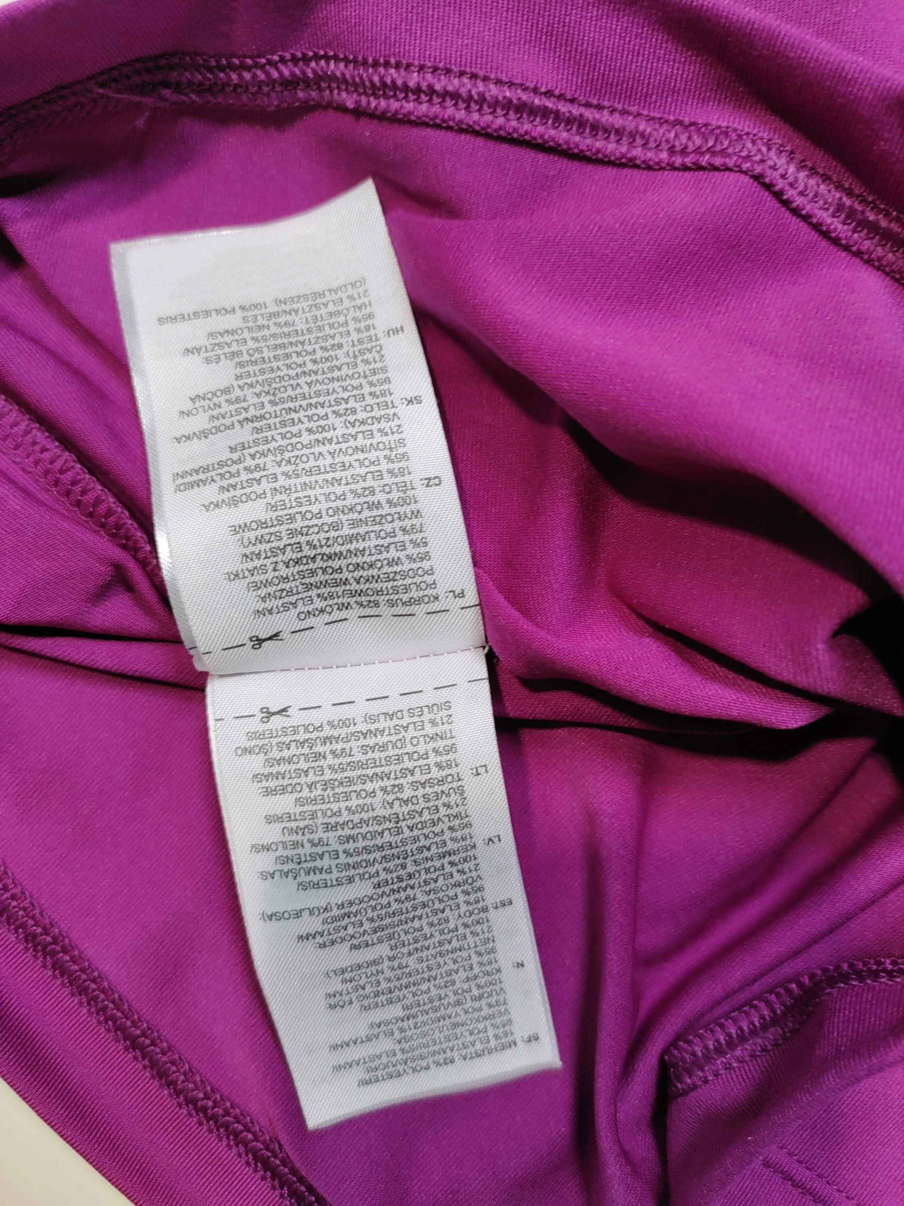 Reebok Women's T-Shirt UK 8 Purple Polyester with Elastane Sleeveless Basic - Image 6