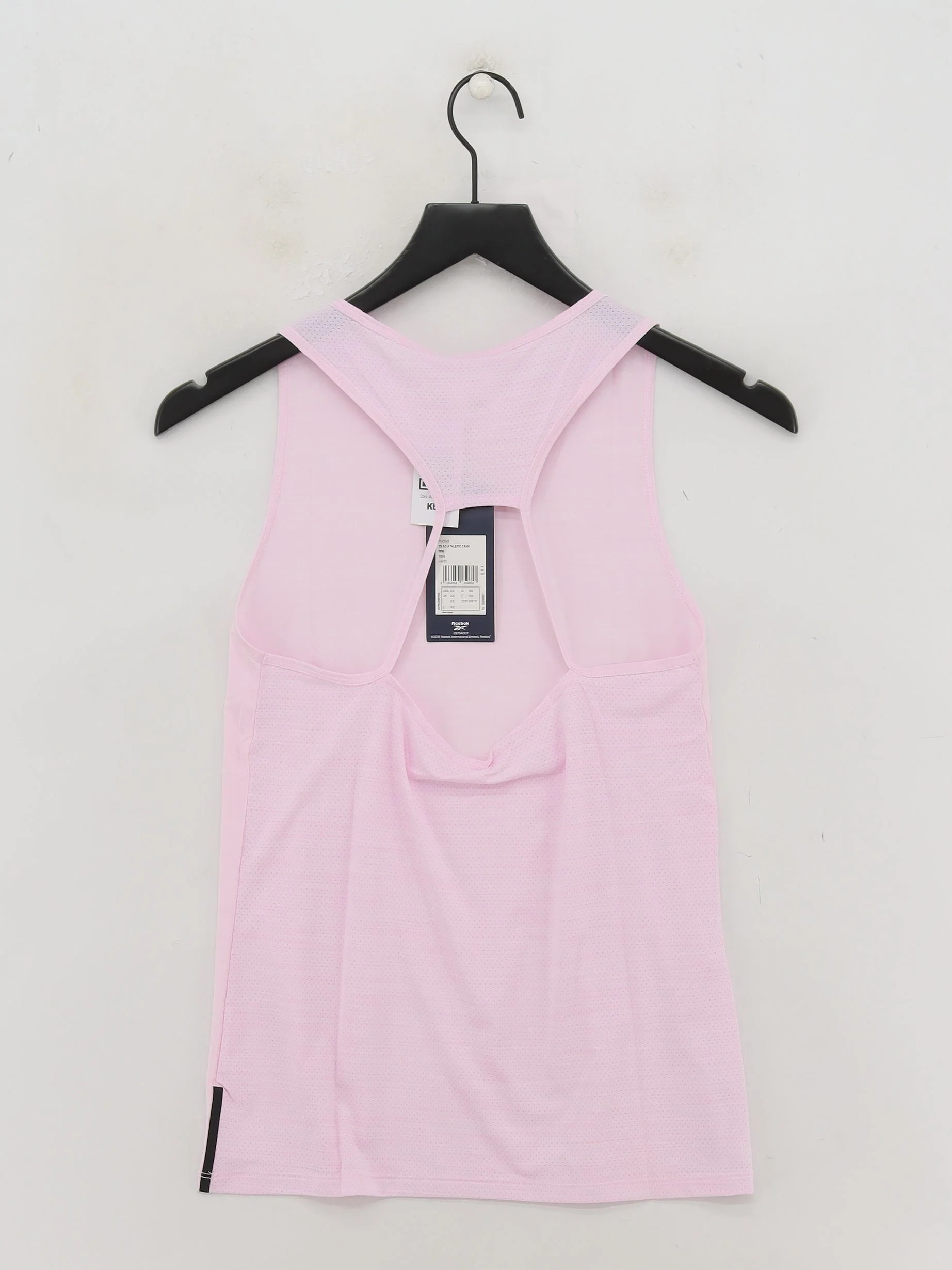 Reebok Women's T-Shirt XS Pink Nylon with Spandex Sleeveless Basic New with tags - Image 2