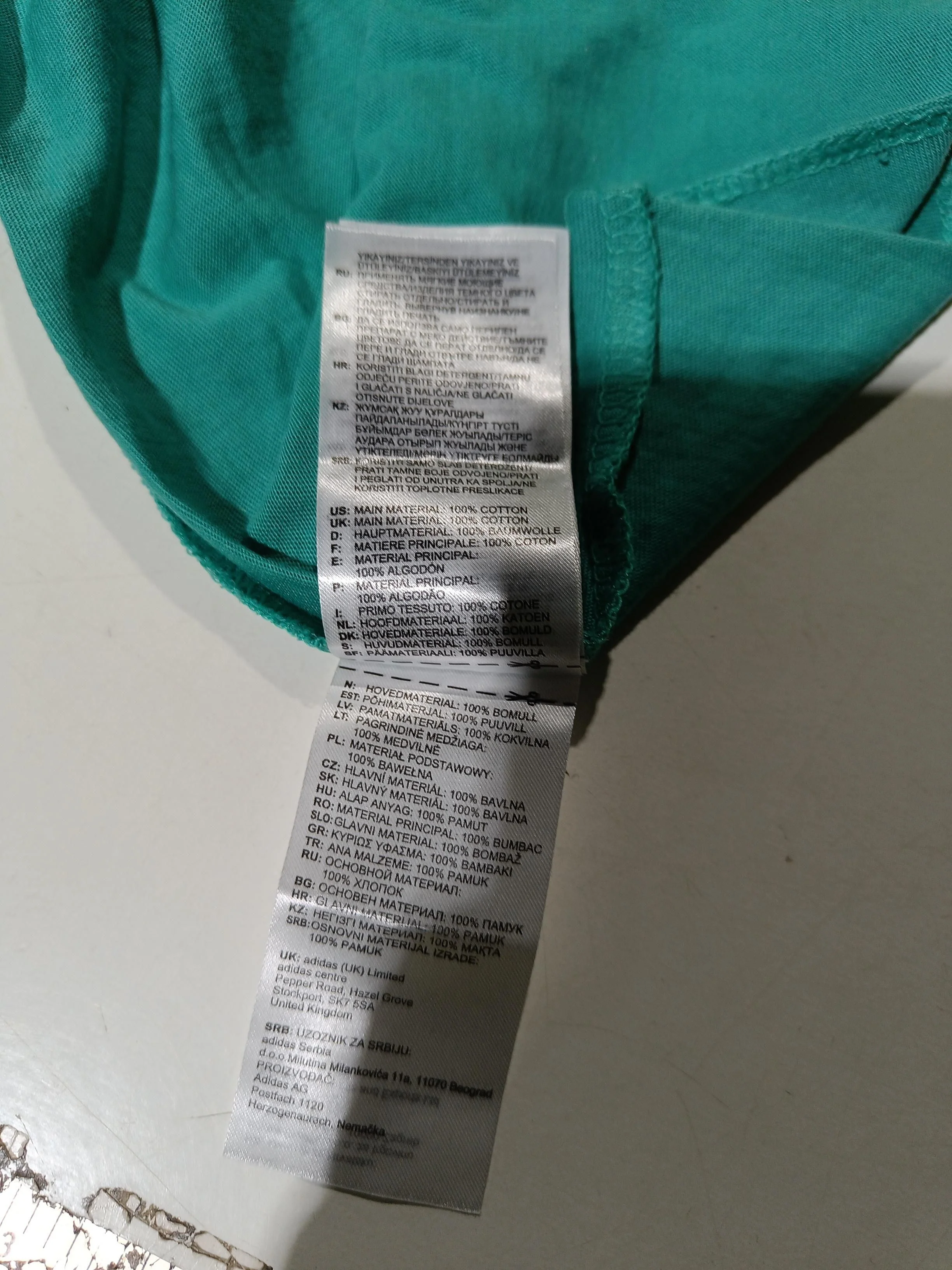 Reebok Women's T-Shirt XXS Green 100% Cotton Basic - Image 6