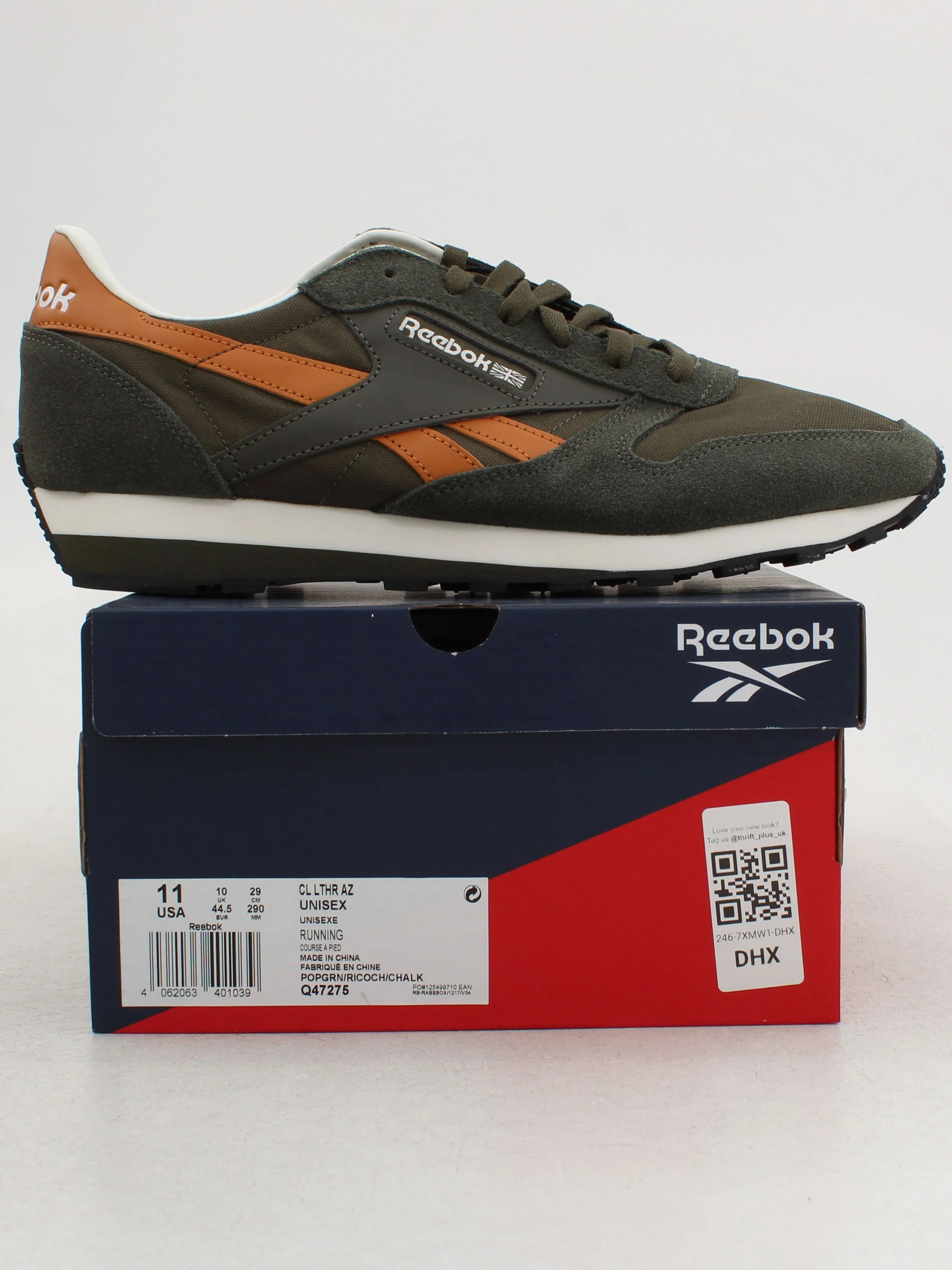 Reebok Women's Trainers UK10 in Green RRP £75 - Image 8
