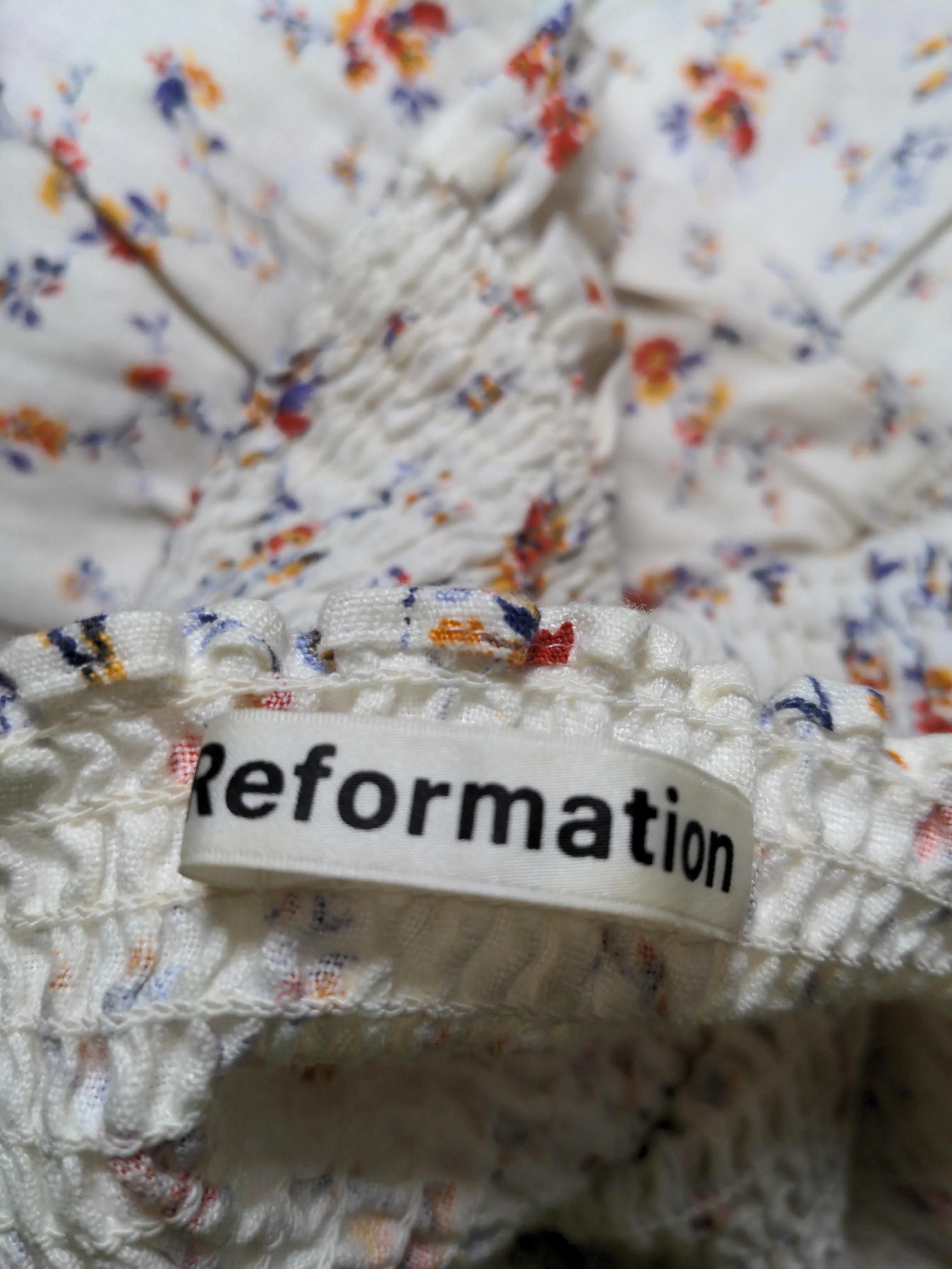 Reformation A-Line Midi Dress M in White - Image 5