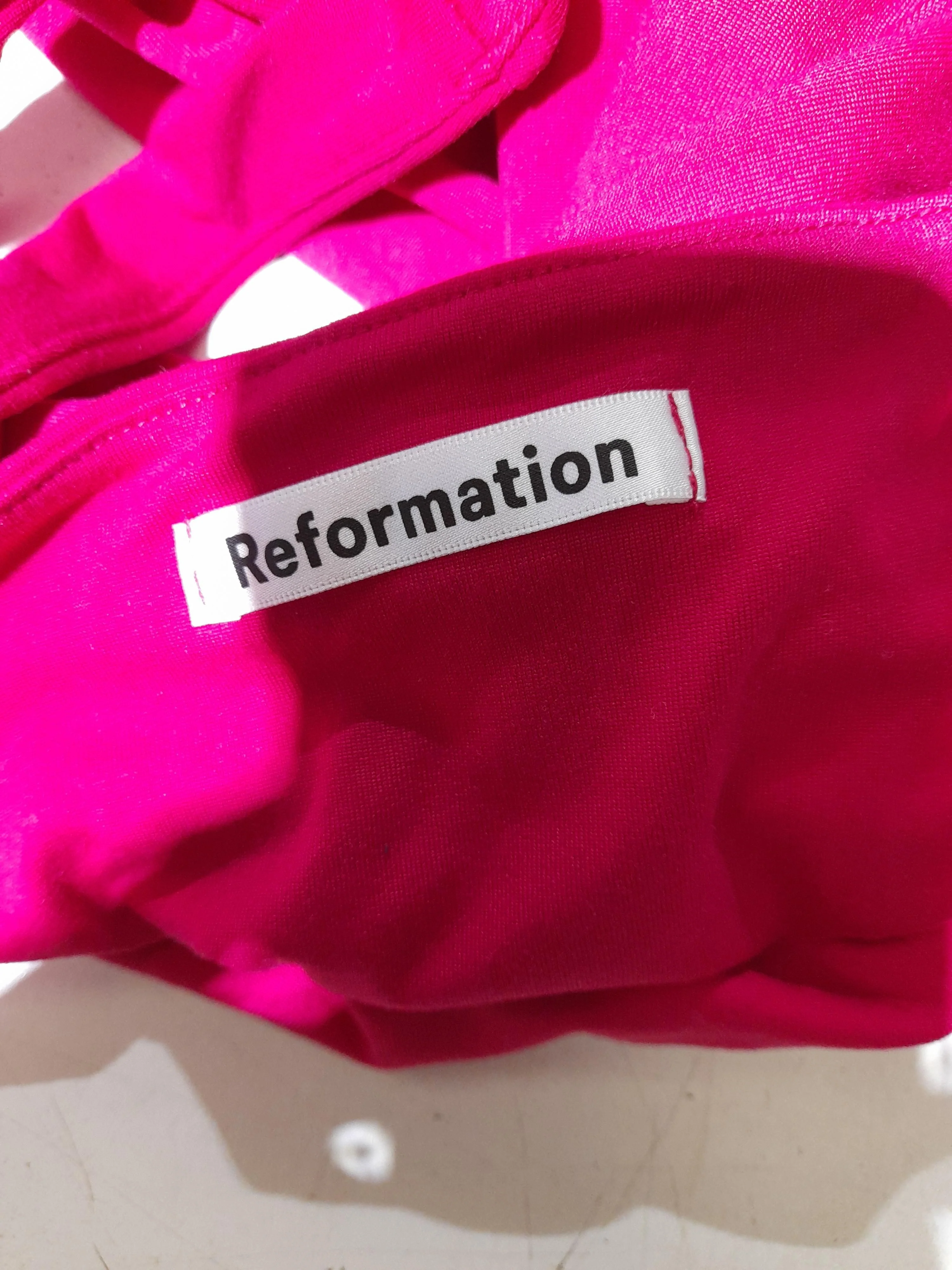Reformation Bodycon Mini Dress S in Red - Image 5