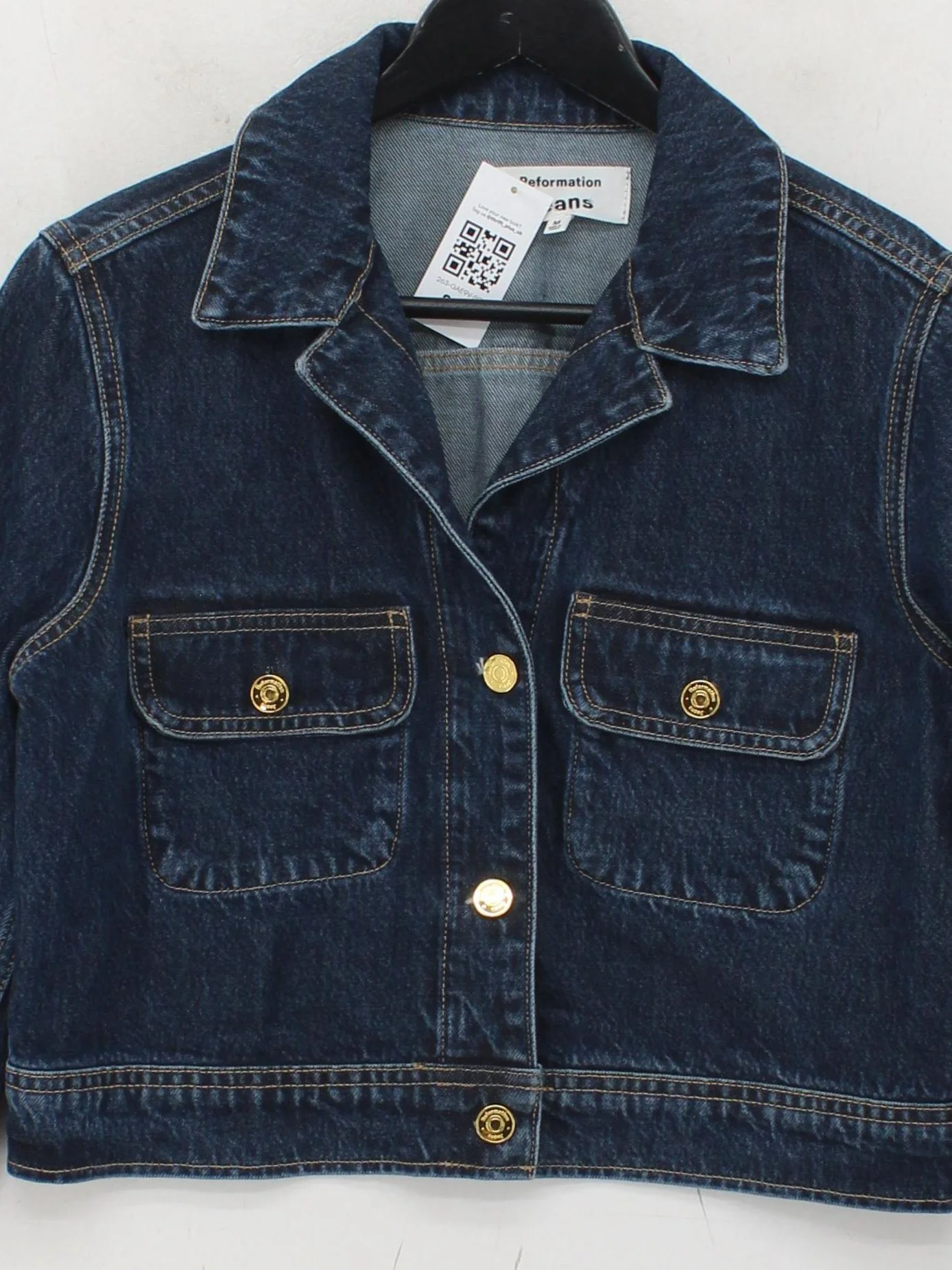 Reformation Bomber Jacket jacket blue - Image 3