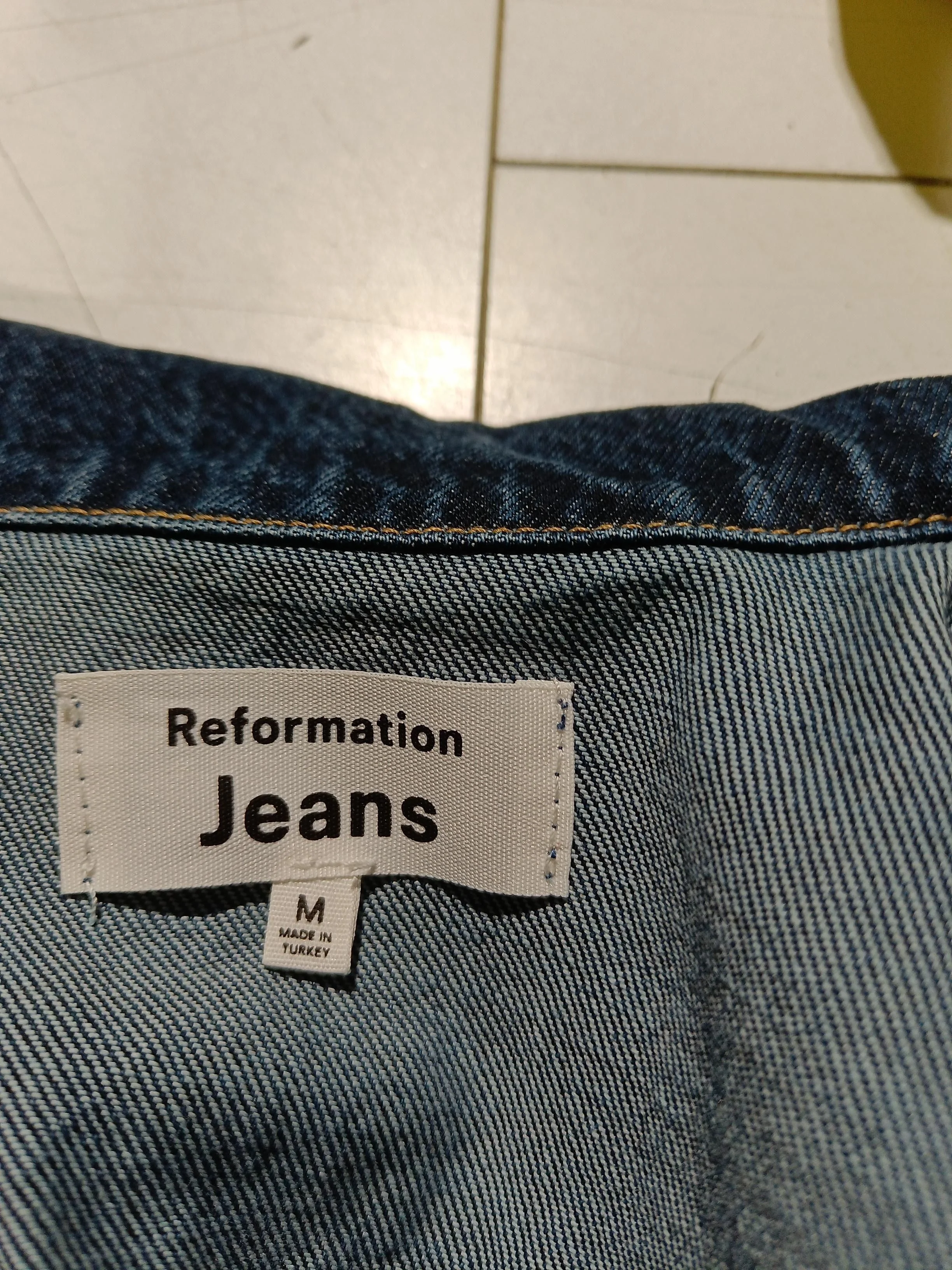 Reformation Bomber Jacket jacket blue - Image 5