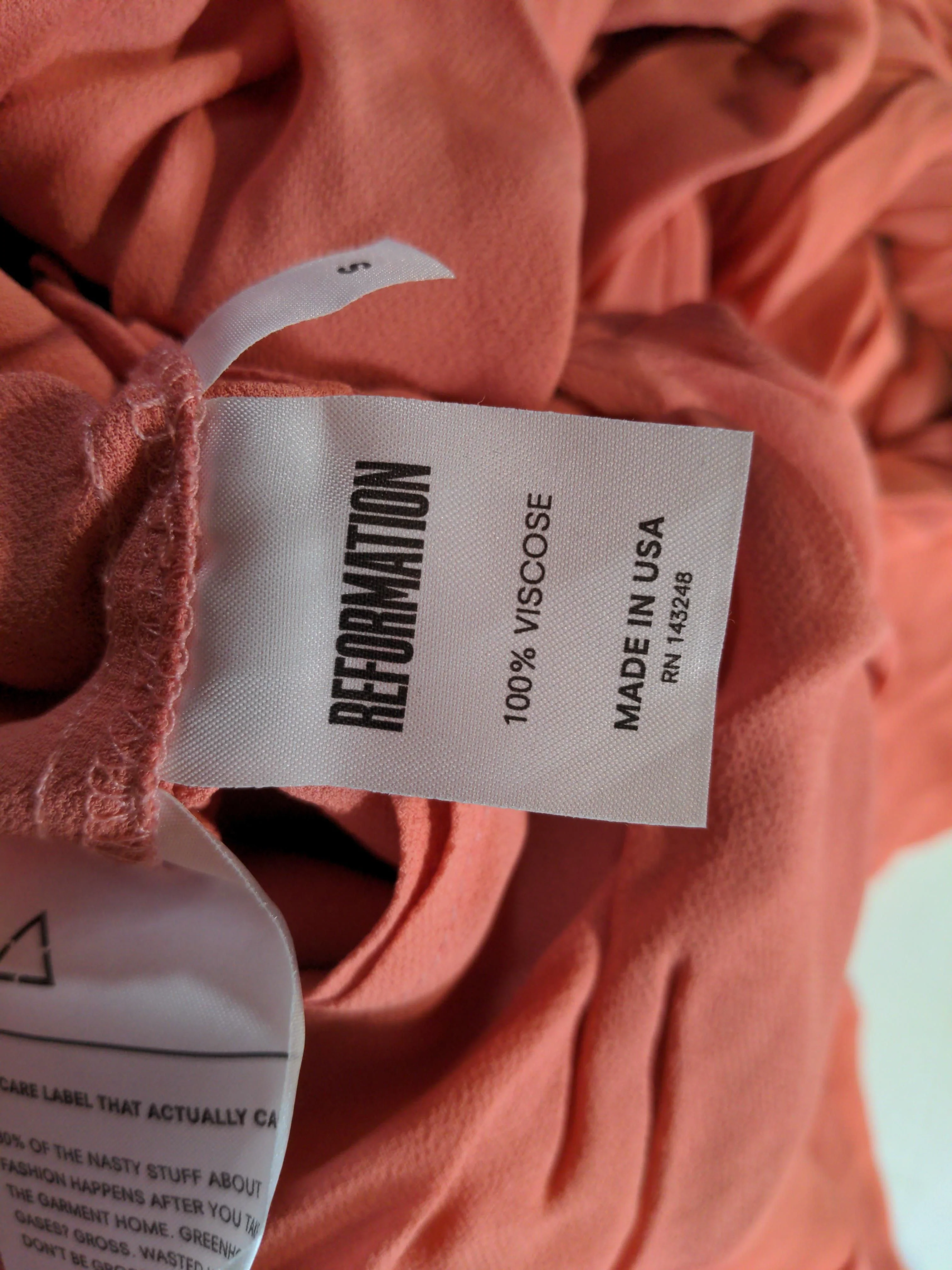 Reformation Maxi Dress S in Orange - Image 6