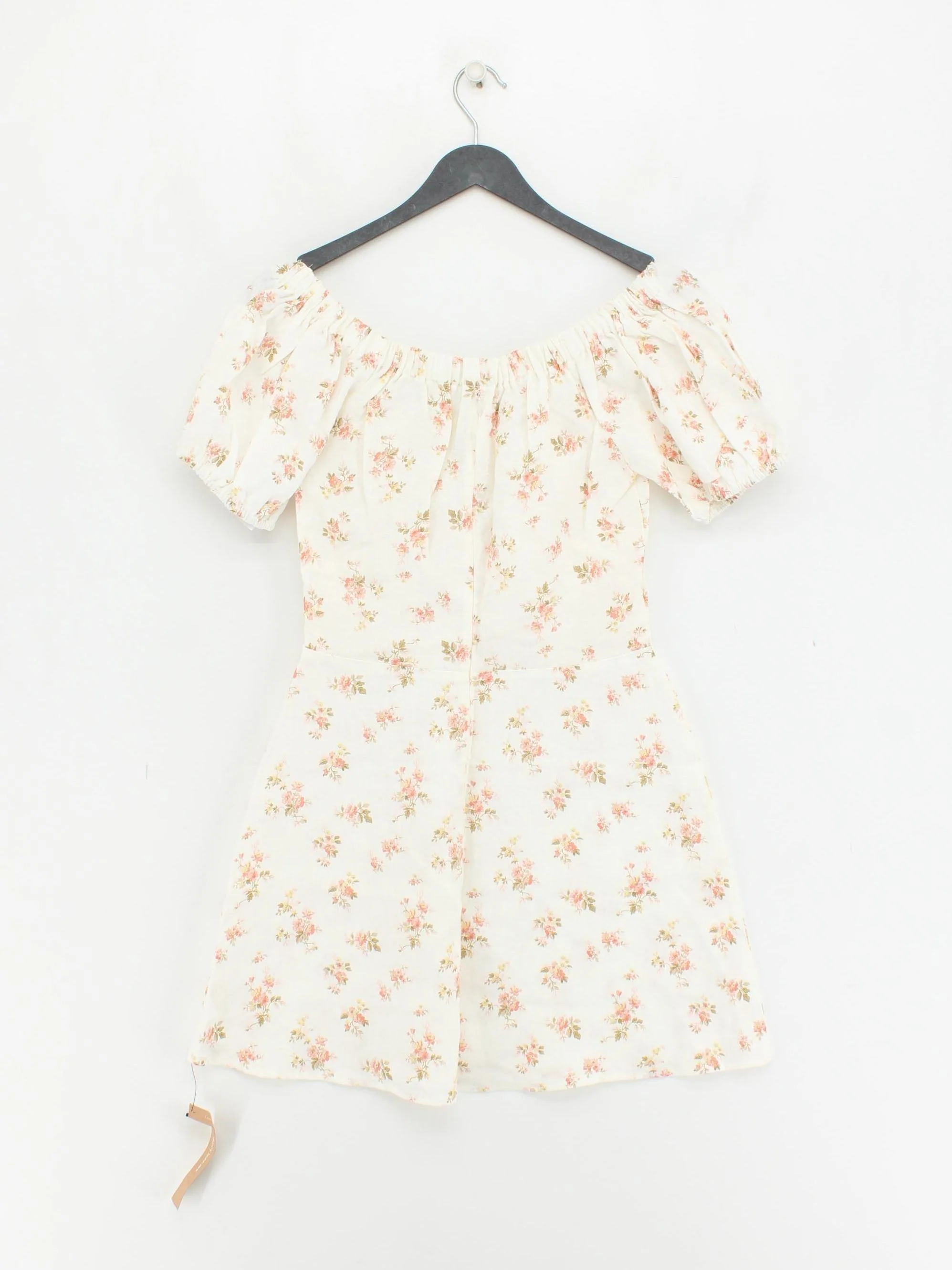 Reformation Mini Dress UK4 in White - Image 2