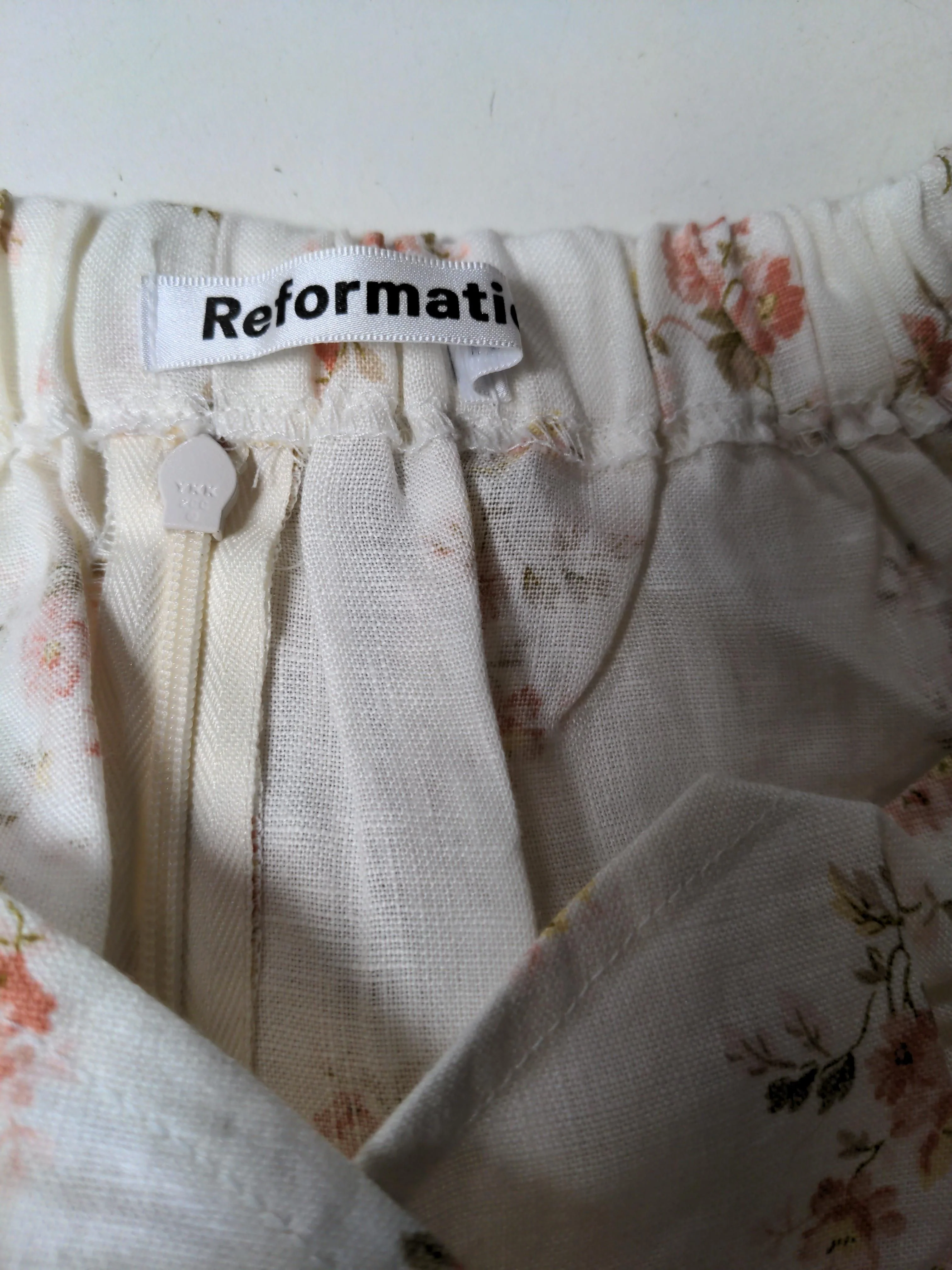 Reformation Mini Dress UK4 in White - Image 5
