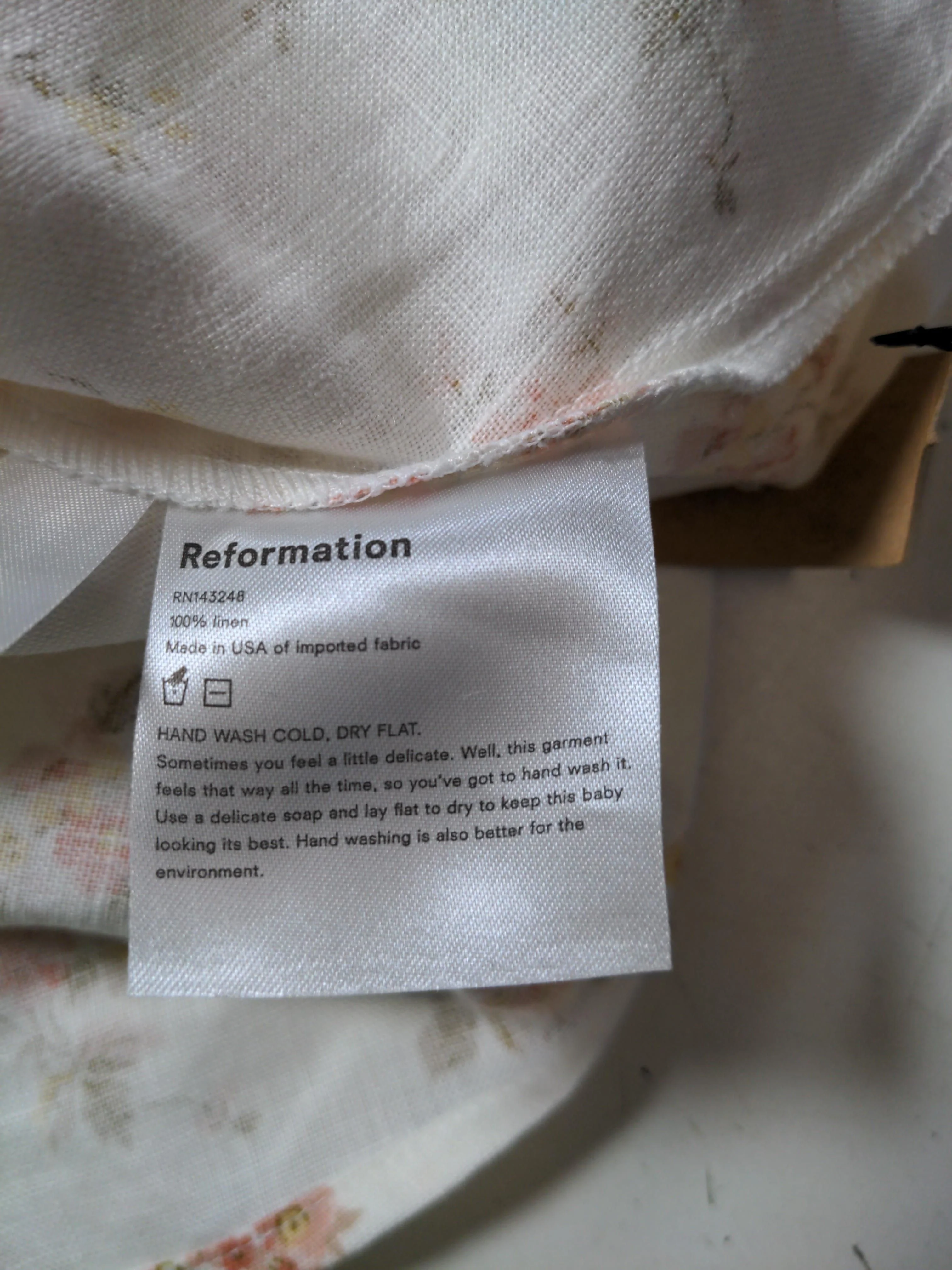 Reformation Mini Dress UK4 in White - Image 6