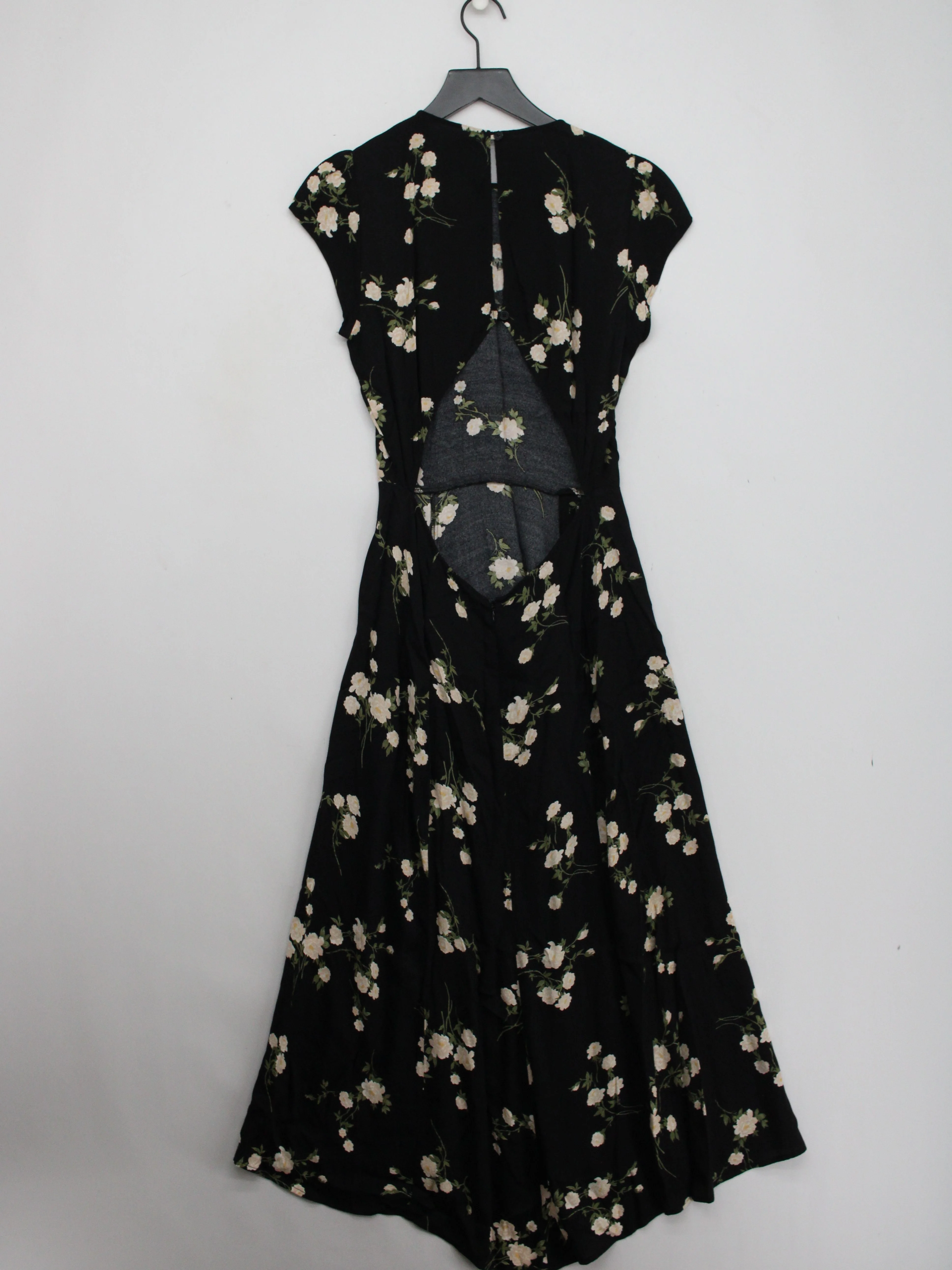 Reformation Shirt Midi Dress in Black - Image 2