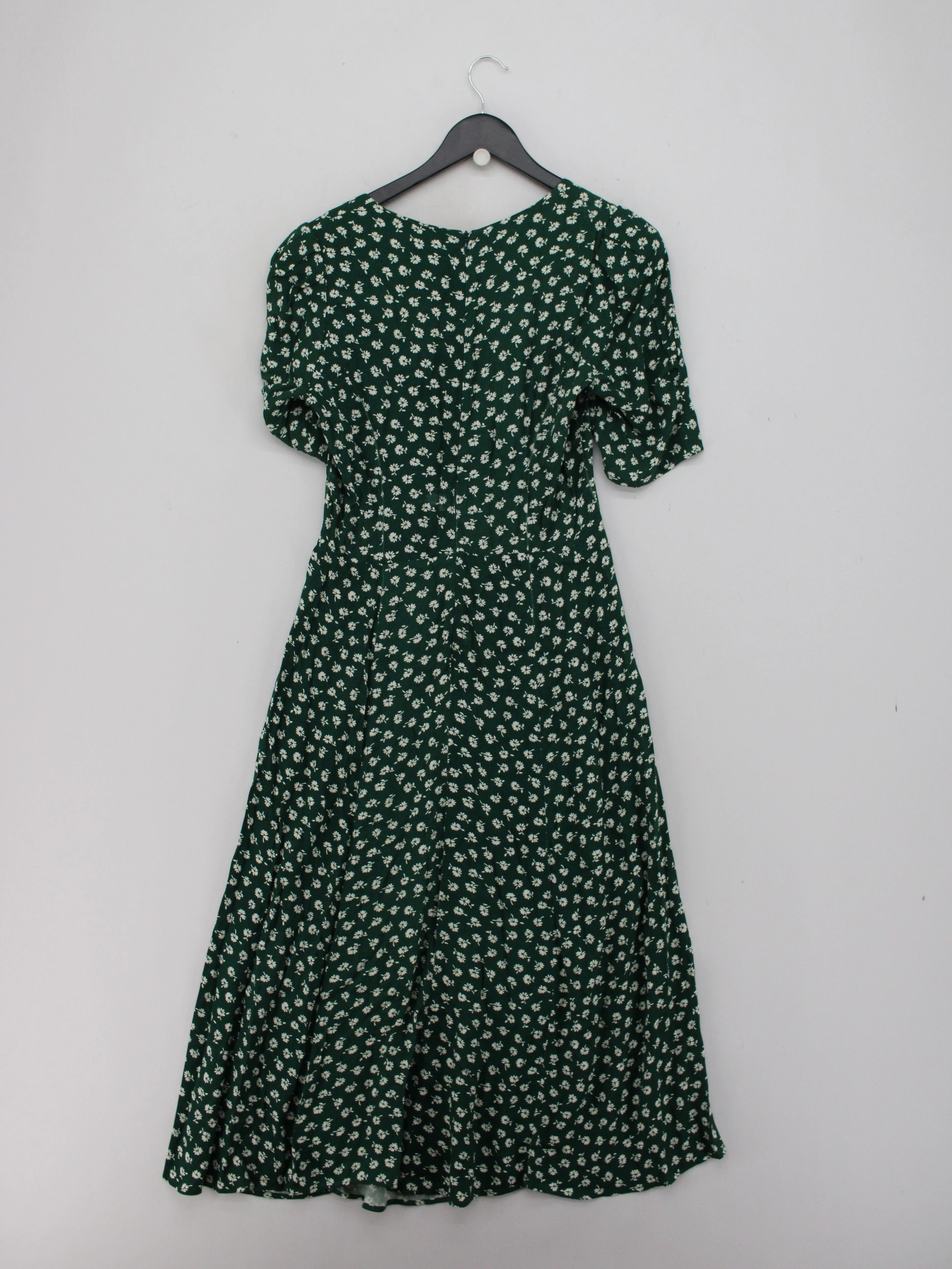 Reformation Shirt Midi Dress in Green - Image 2