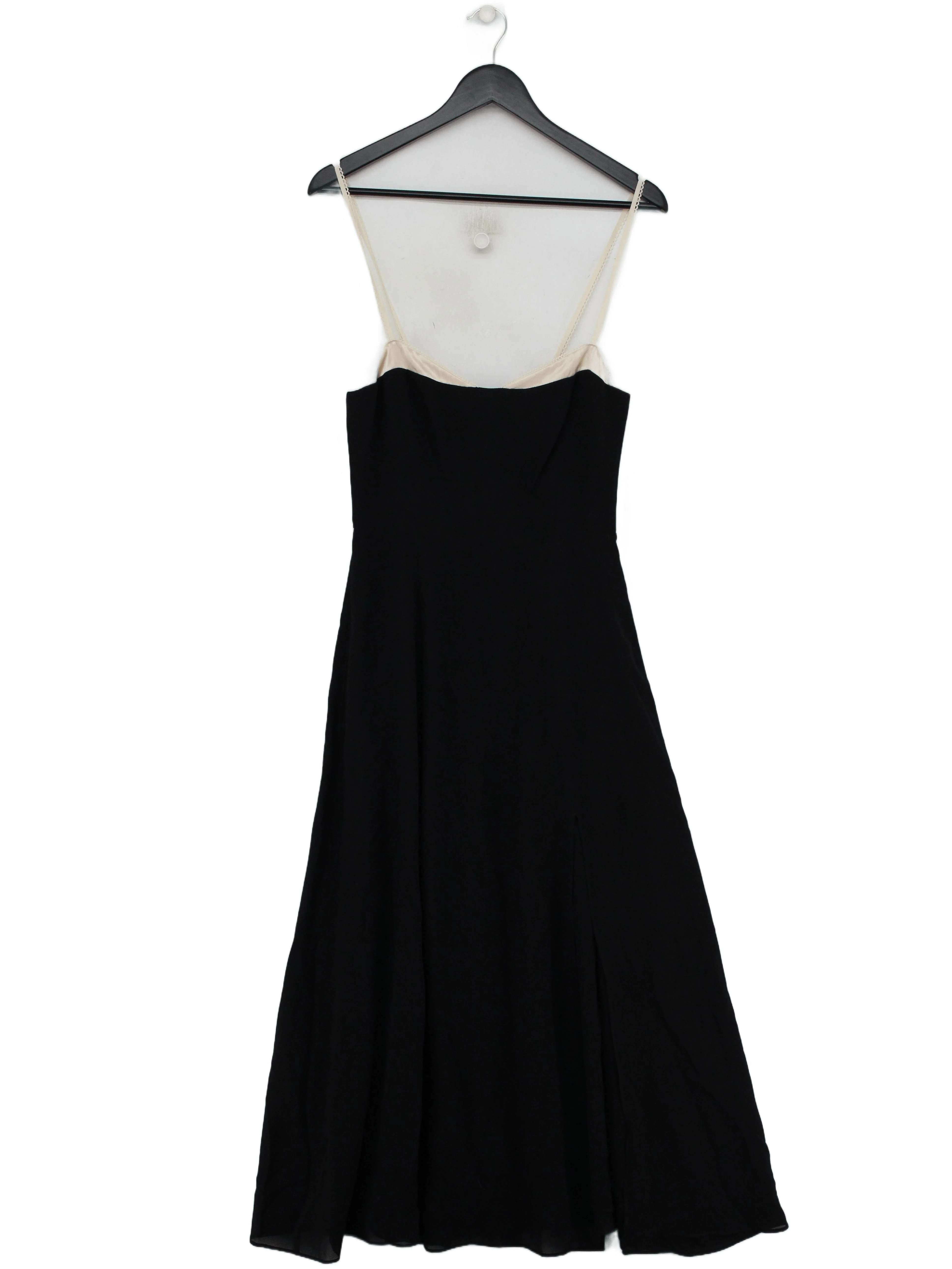 Reformation Slip Midi Dress UK6 in Black