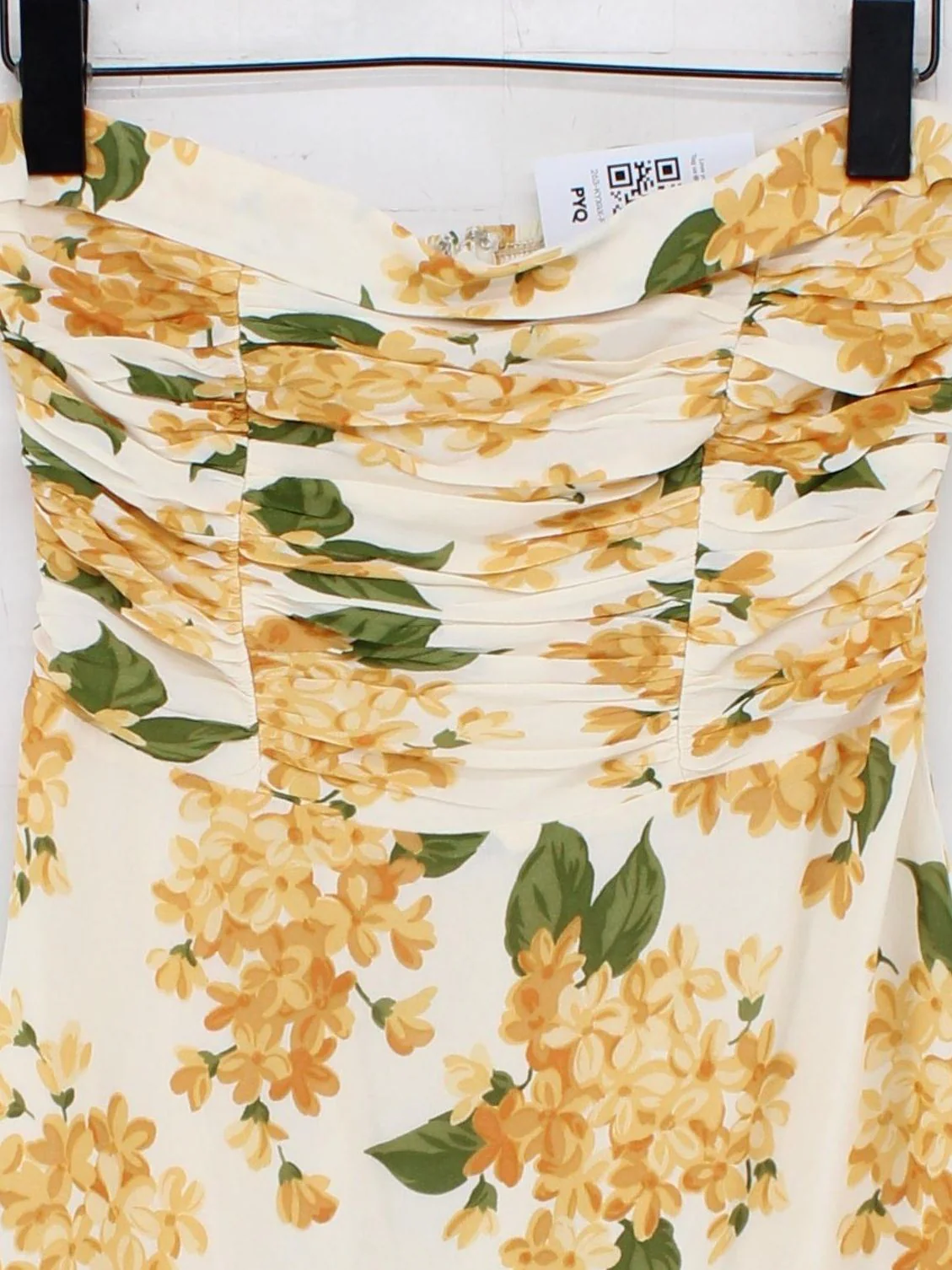 Reformation Slip Midi Dress UK6 in Cream - Image 3