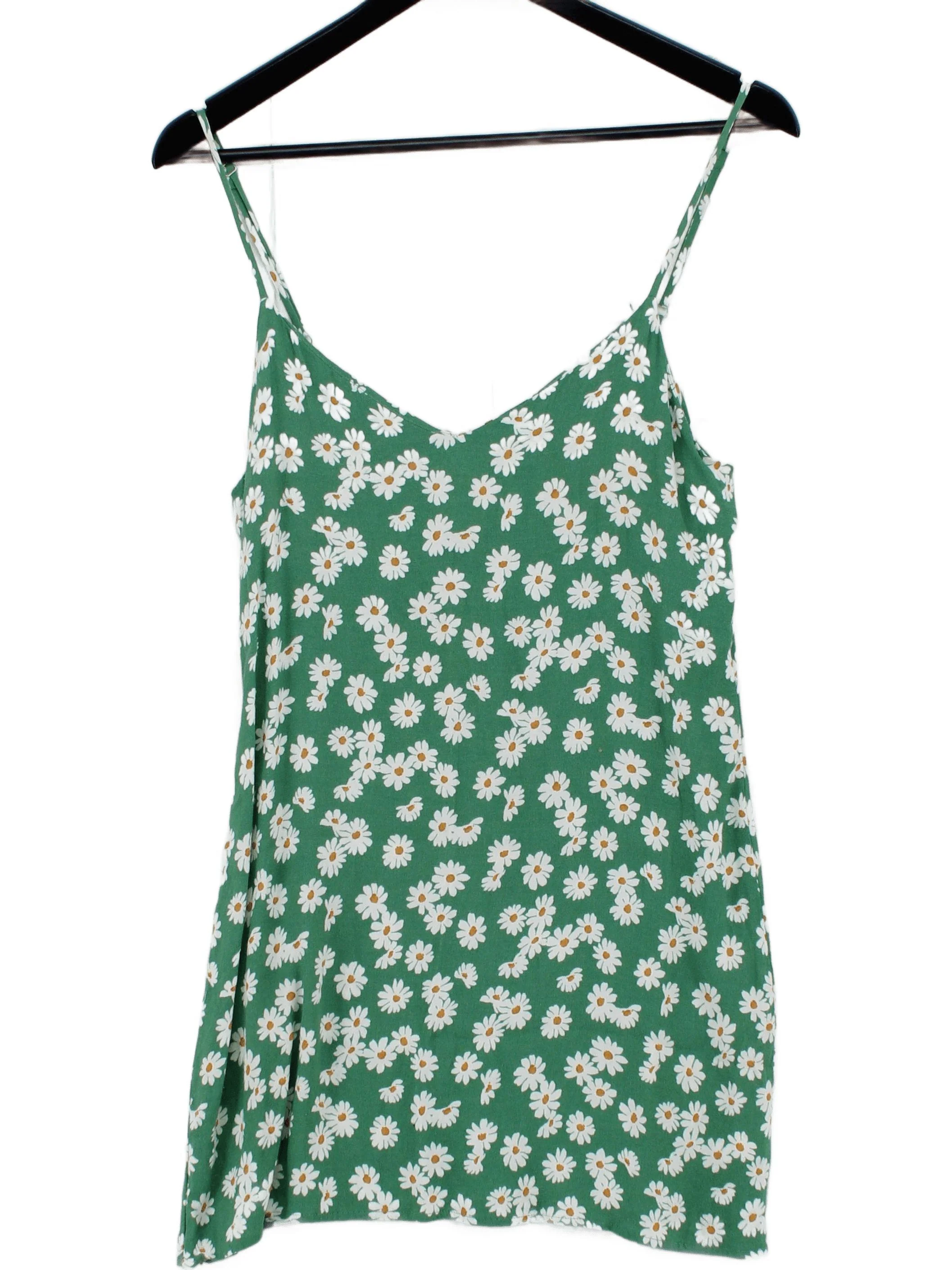 Reformation Slip Mini Dress M in Green