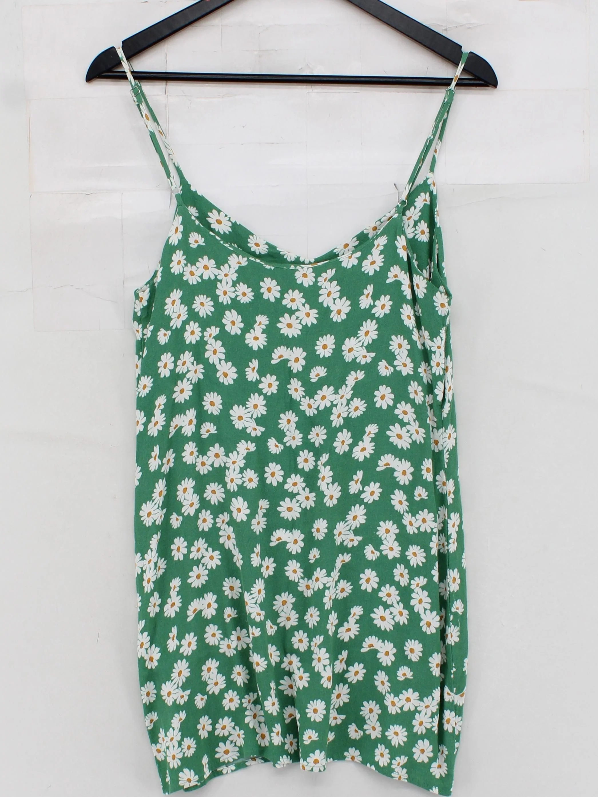 Reformation Slip Mini Dress M in Green - Image 2
