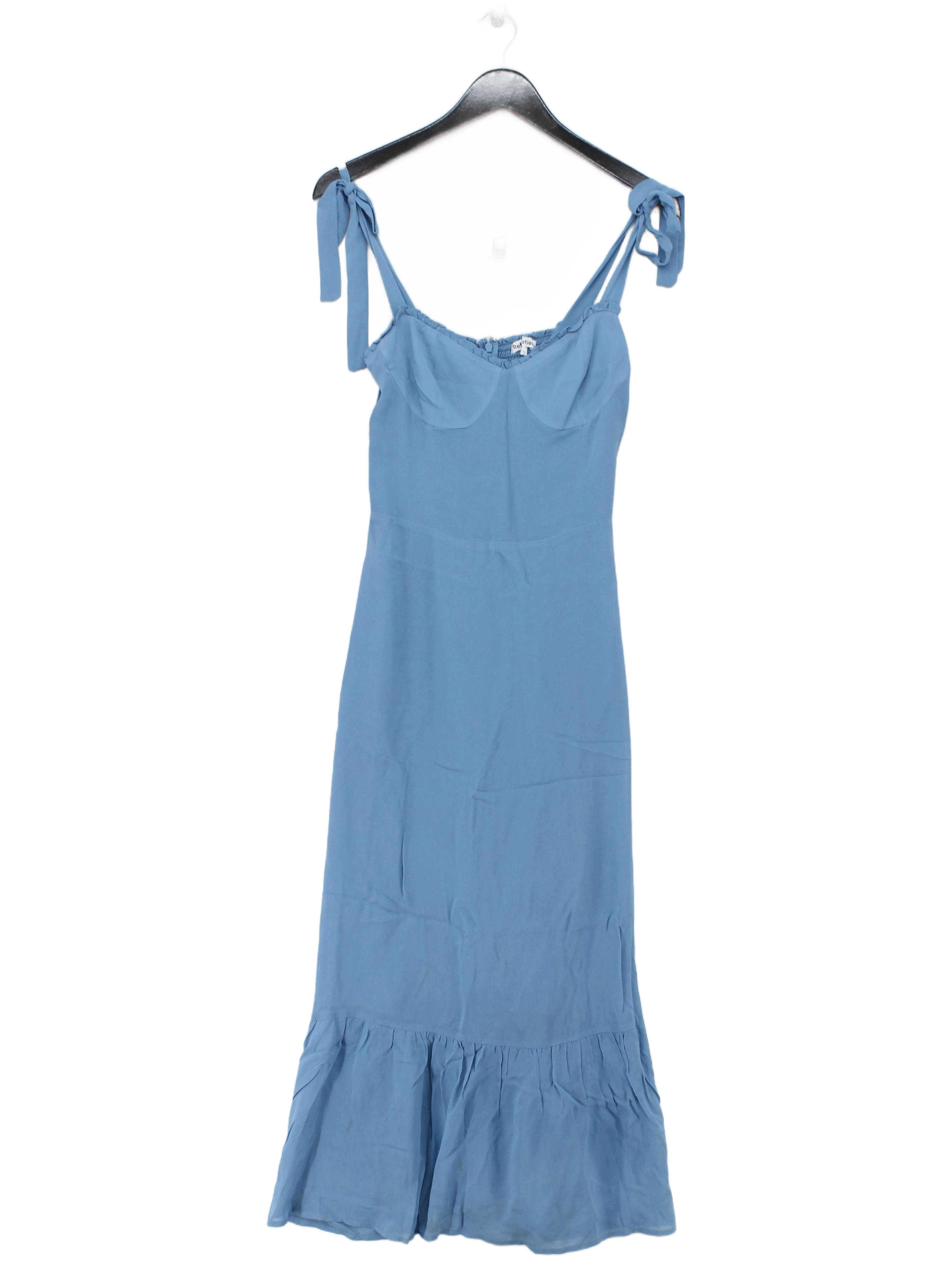 Reformation Tank Midi Dress in Blue