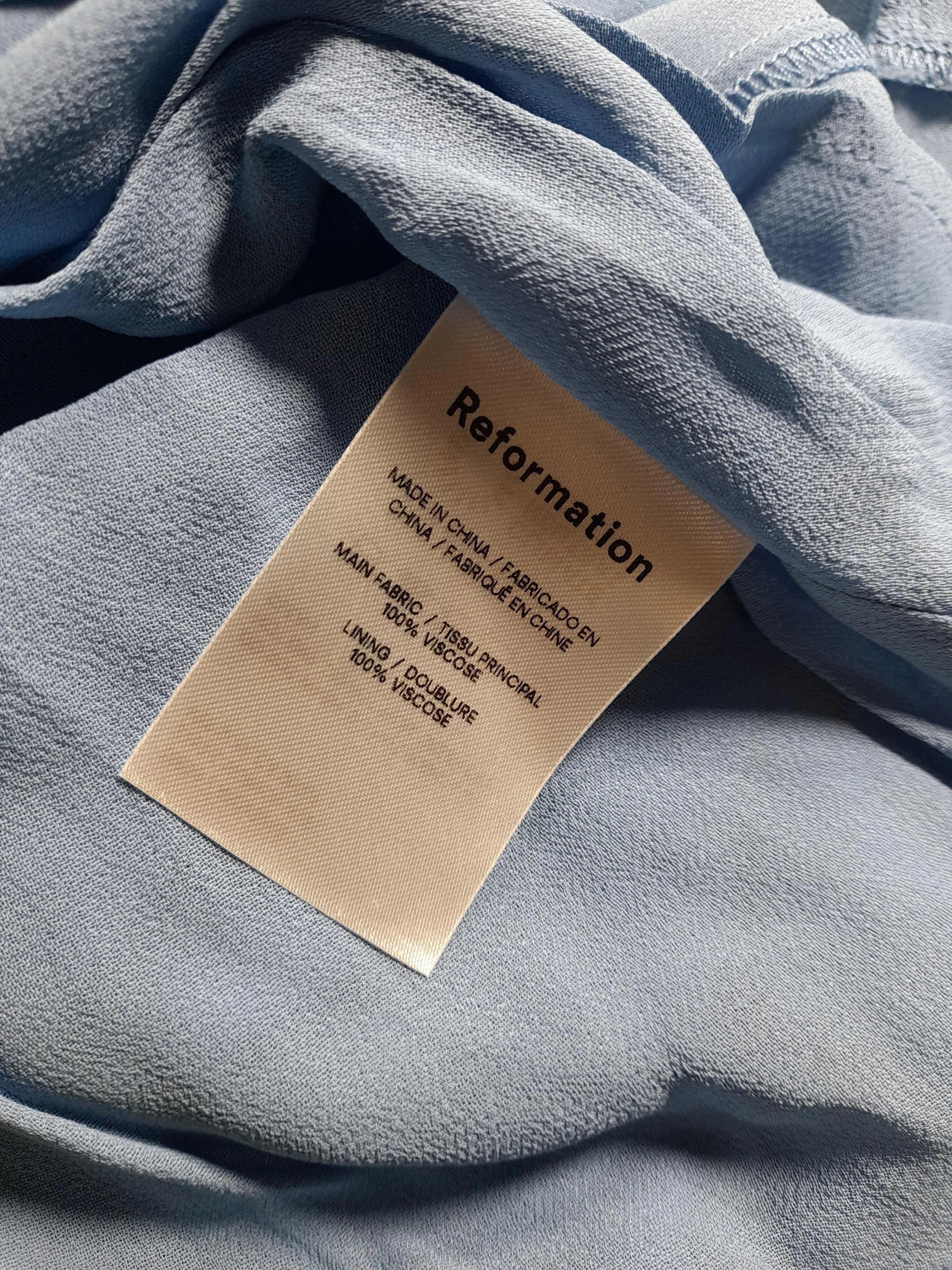 Reformation Tank Midi Dress in Blue - Image 7