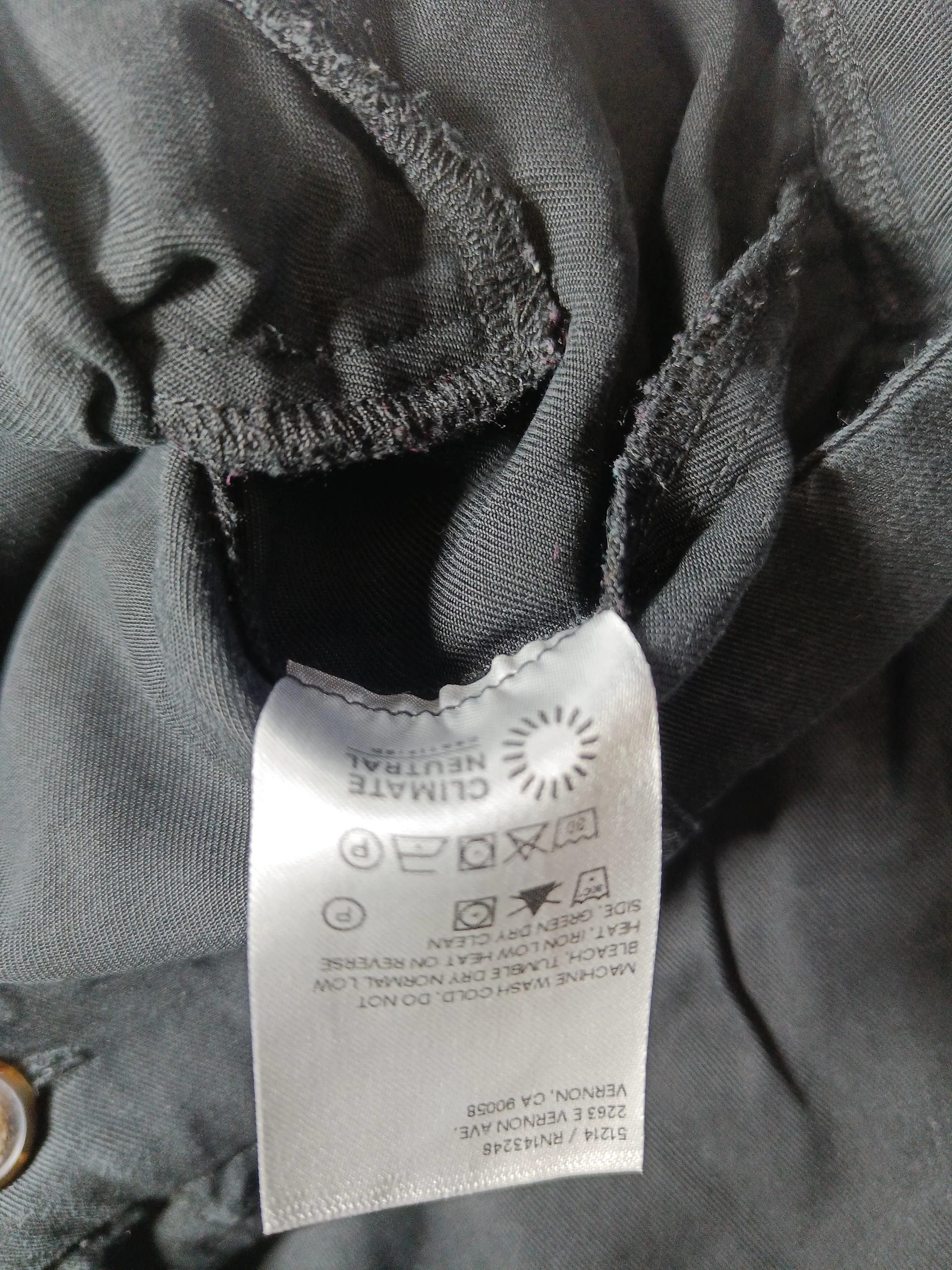 Reformation Women's Trousers UK 10 Black 100% Other Wide-Leg Chino - Image 6