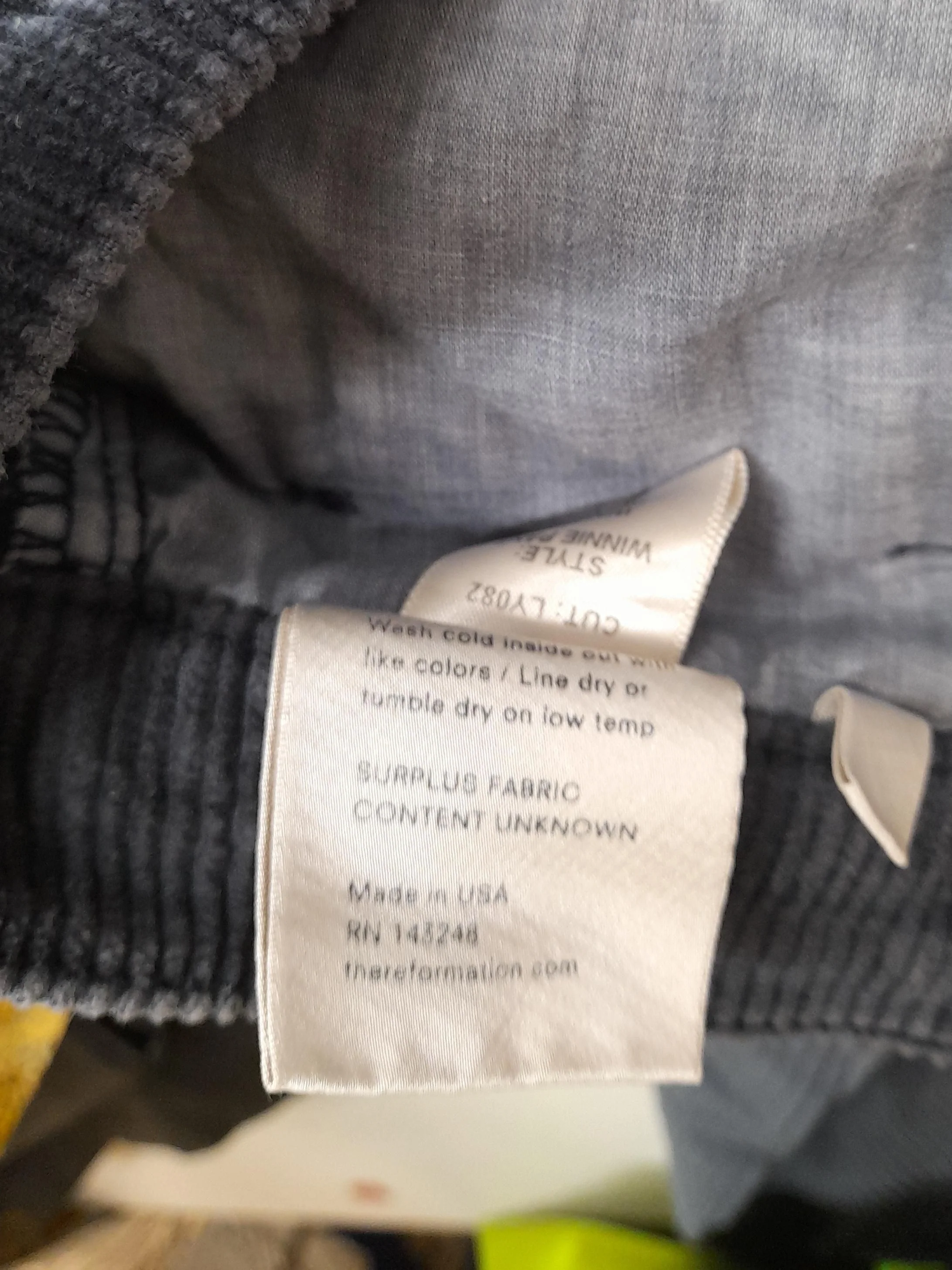 Reformation Women's Trousers UK 2 Blue 100% Other Straight Chino - Image 6