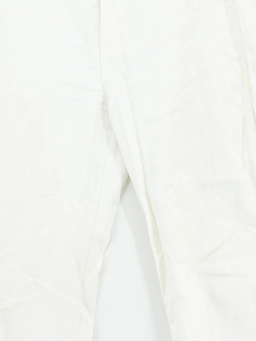 Reformation Women's Trousers W 27 in White 100% Cotton Straight Chino - Image 3