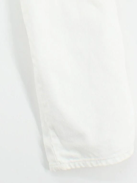Reformation Women's Trousers W 27 in White 100% Cotton Straight Chino - Image 4