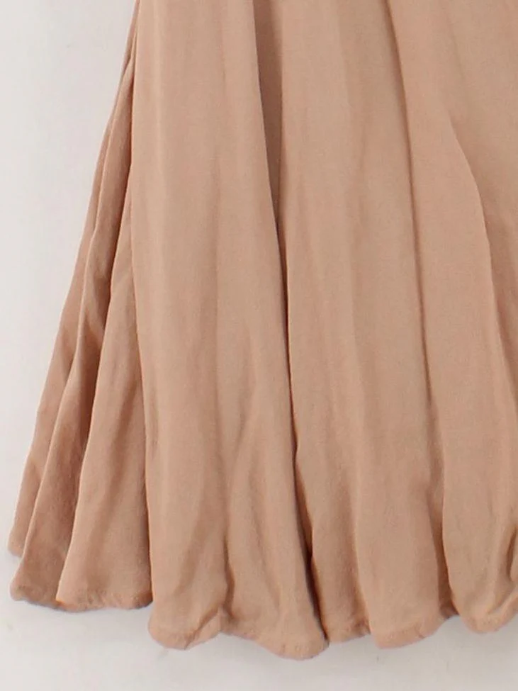 Reformation Wrap Midi Dress M in Tan - Image 4