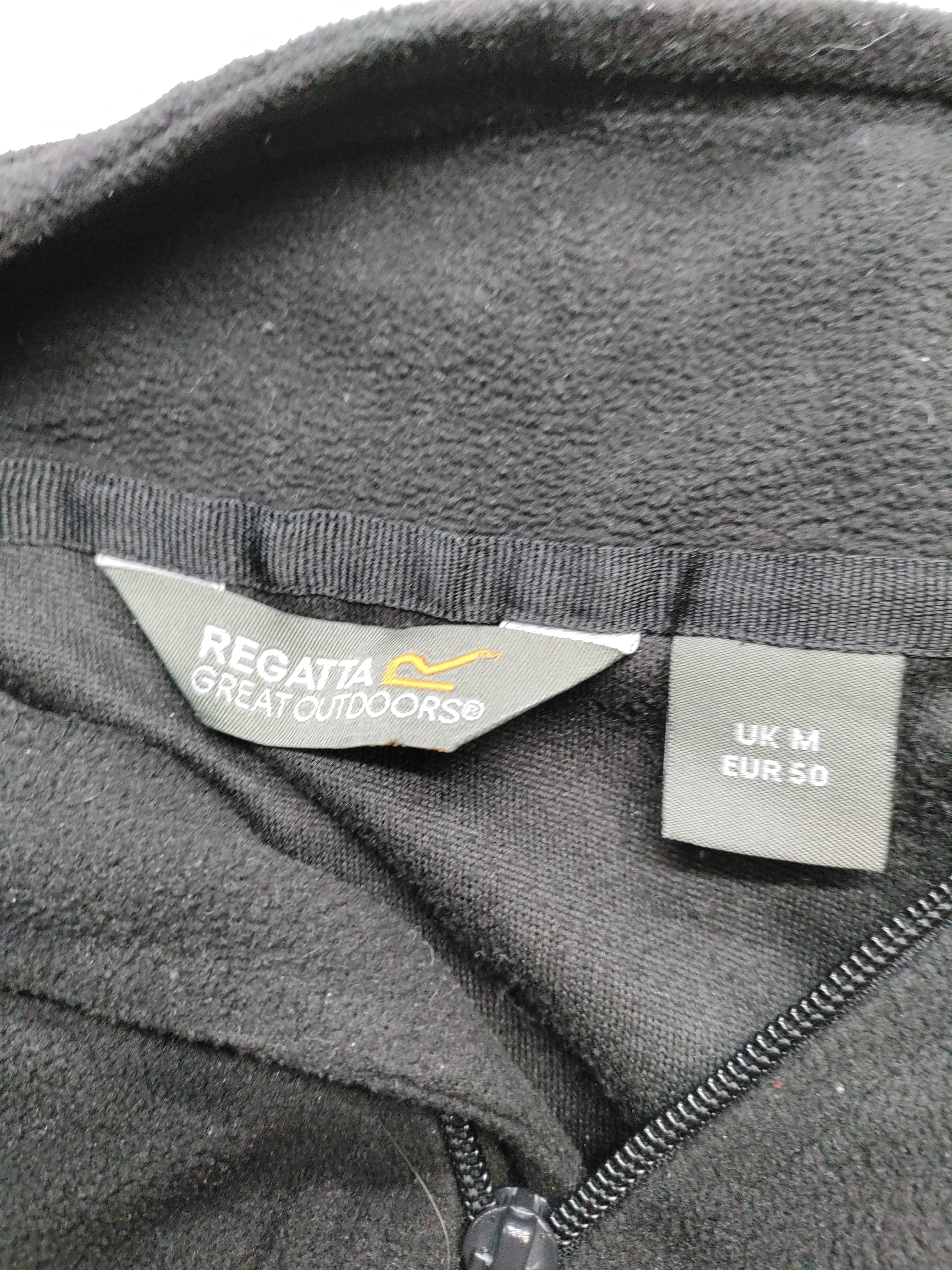 Regatta Men's Jumper M Black 100% Polyester Mock Neck Pullover - Image 5