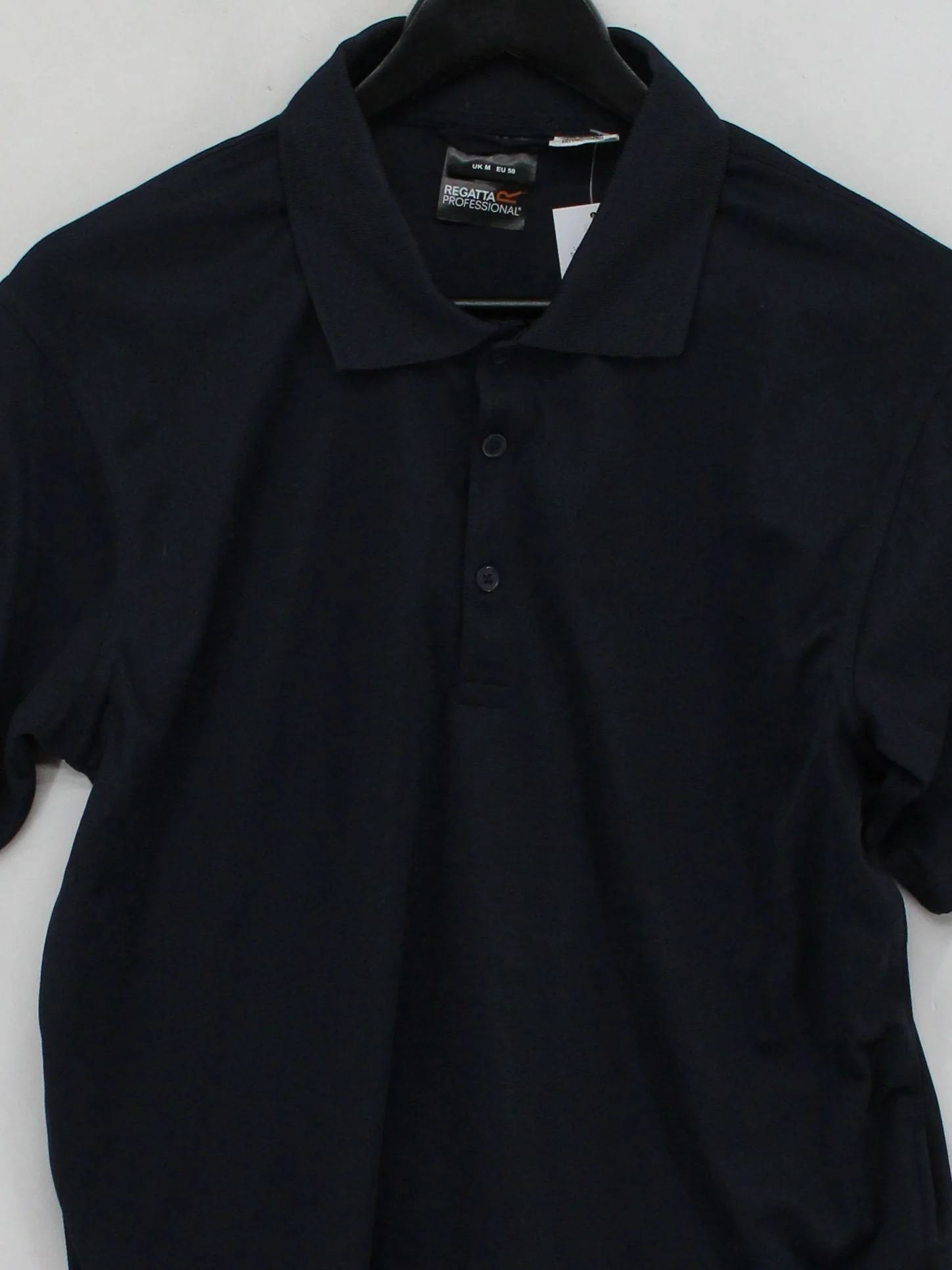 Regatta Men's Polo M Blue 100% Polyester Basic - Image 3