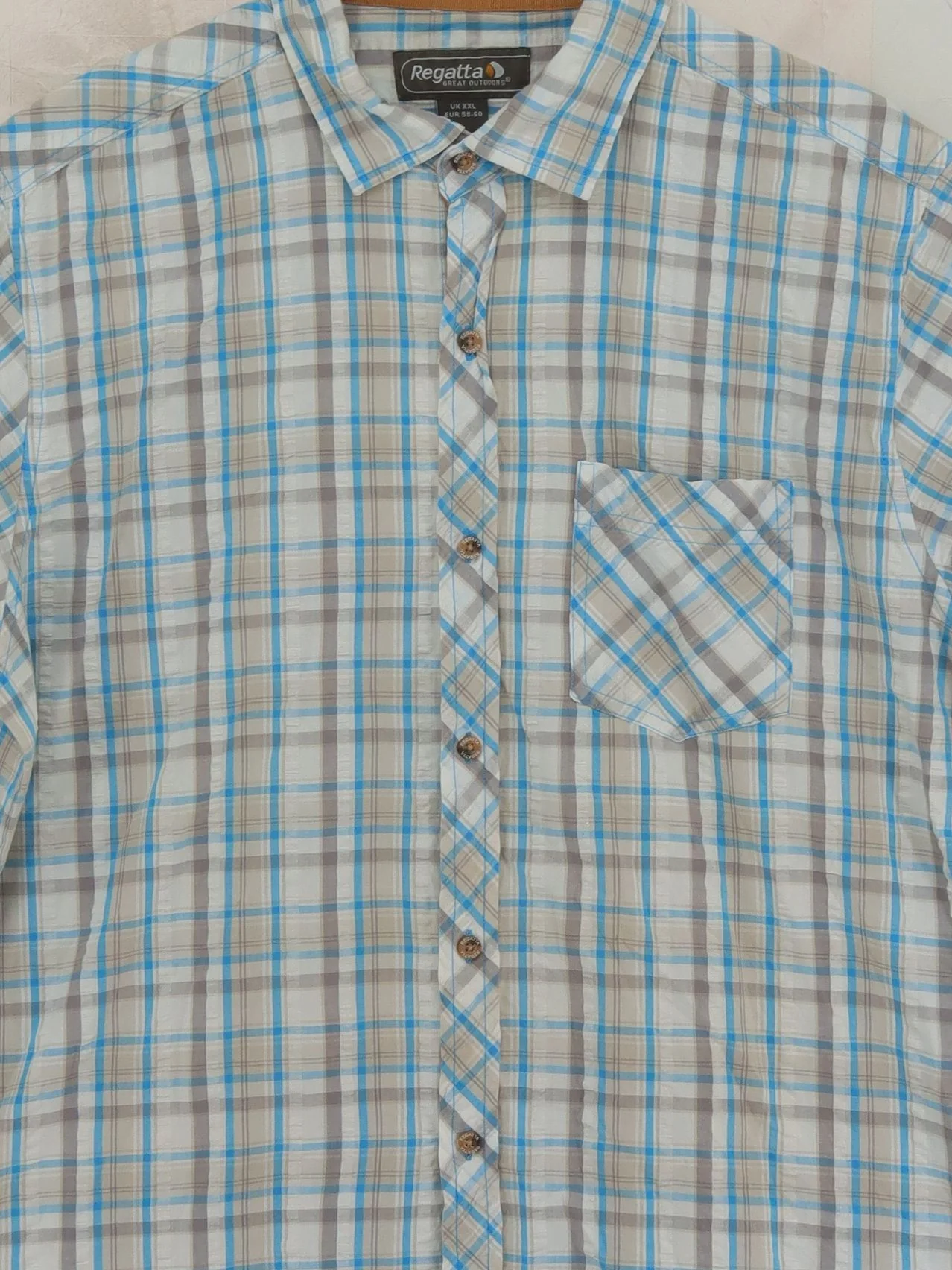Regatta Men's Shirt XXL Multi Checkered 100% Cotton Basic - Image 3