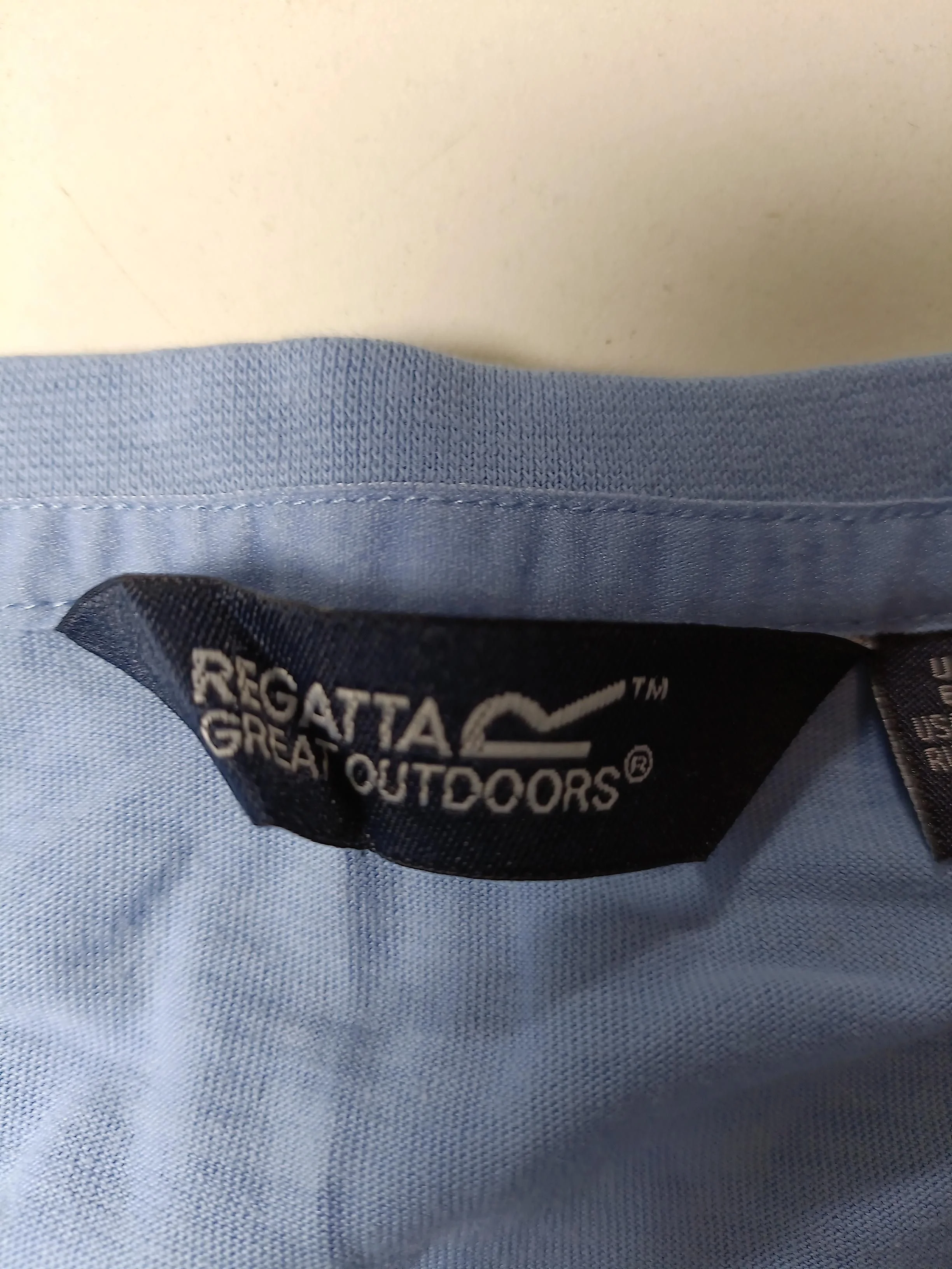 Regatta Men's T-Shirt L Blue Graphic 100% Other Basic - Image 6