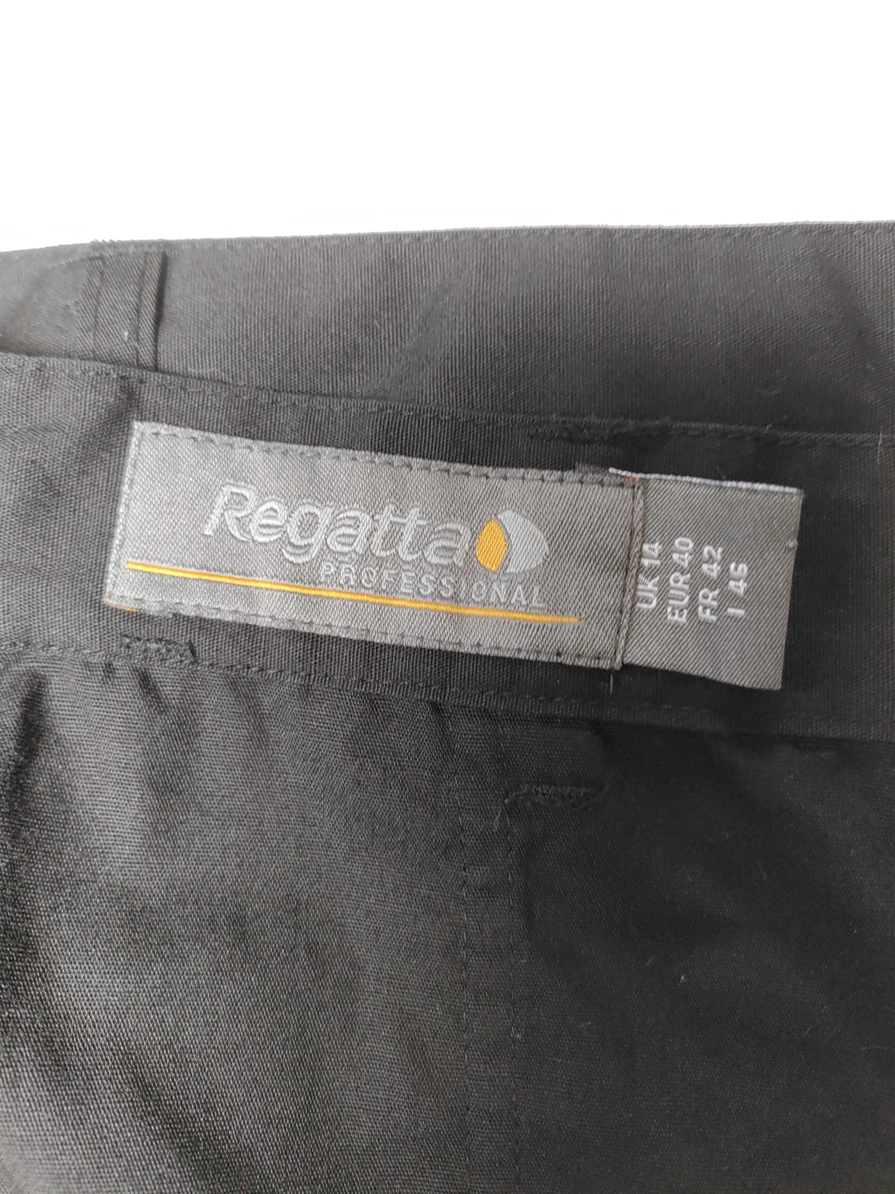 Regatta Men's Trousers W 34 in Black Polyester with Cotton Straight Cargo - Image 5