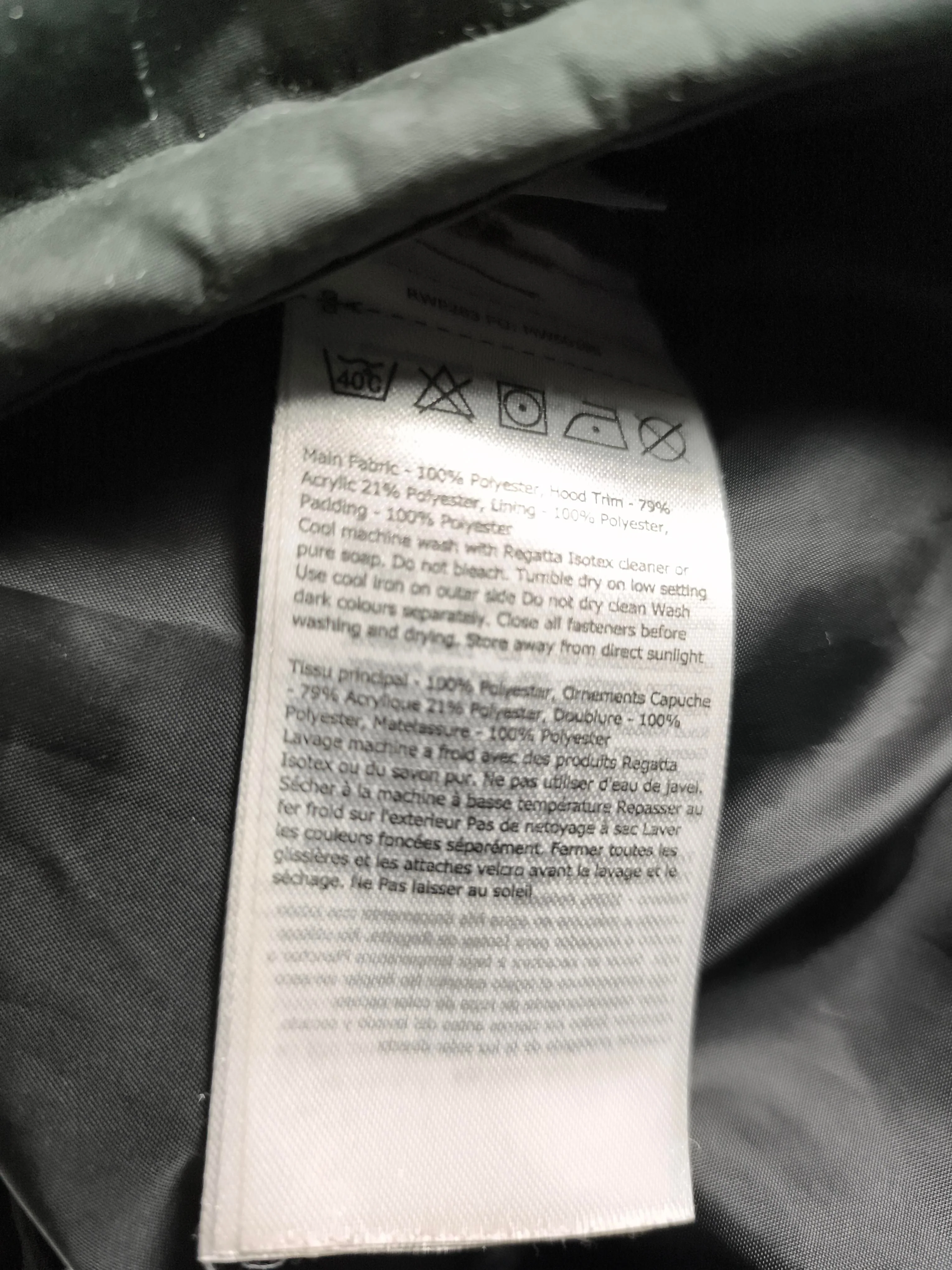 Regatta Parka jacket black - Image 7