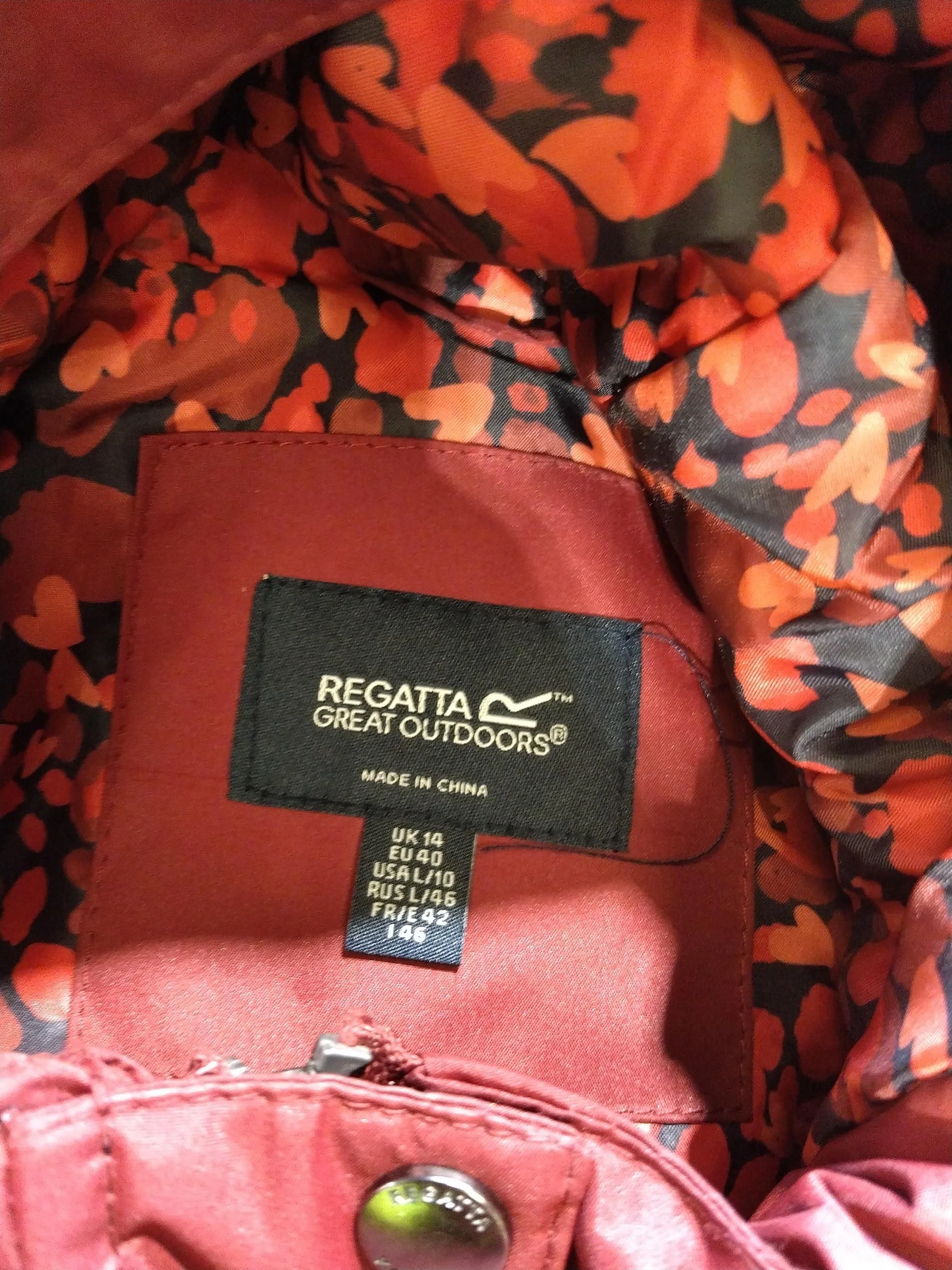 Regatta Parka jacket red - Image 5