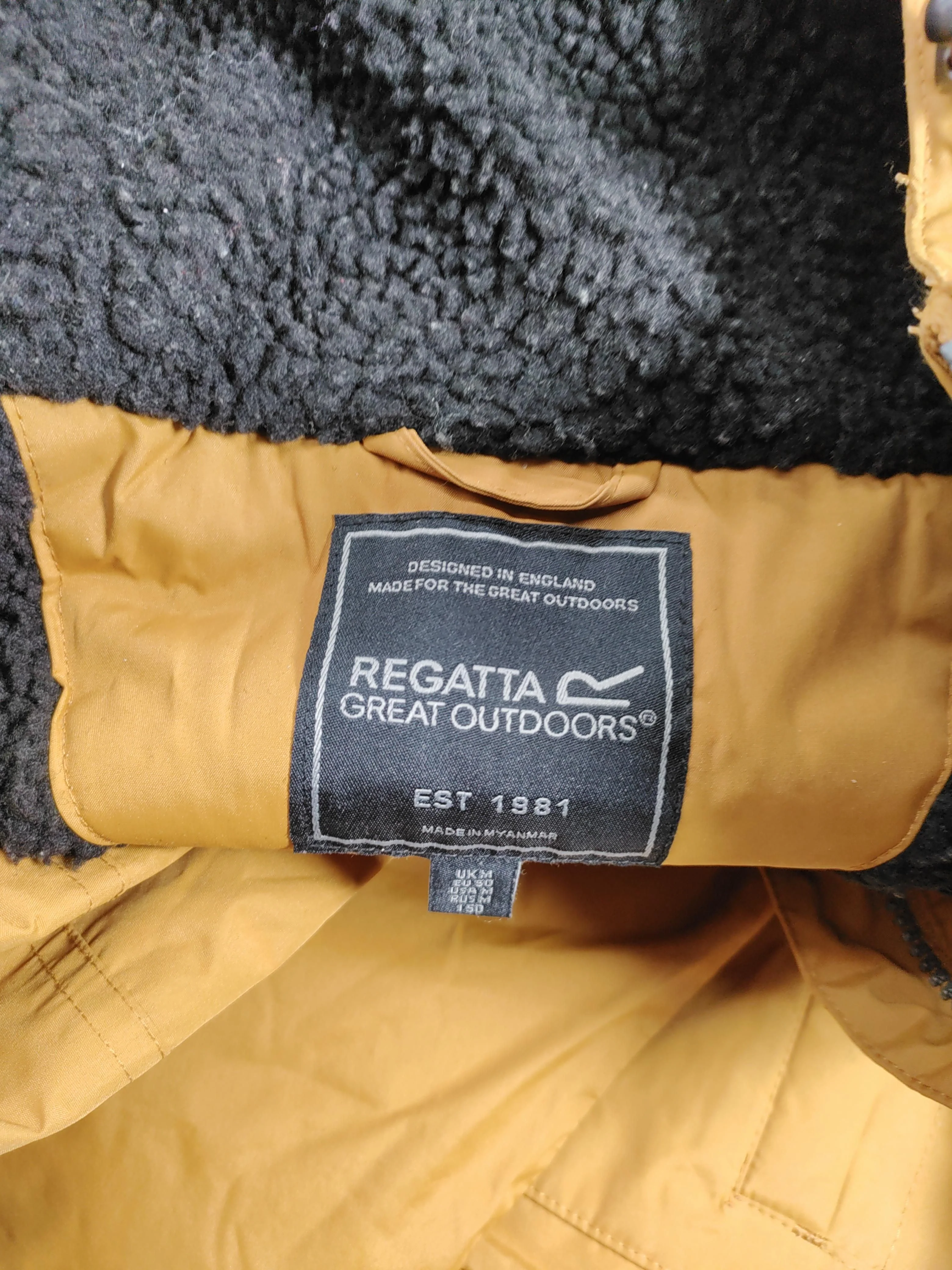 Regatta Parka jacket yellow - Image 6