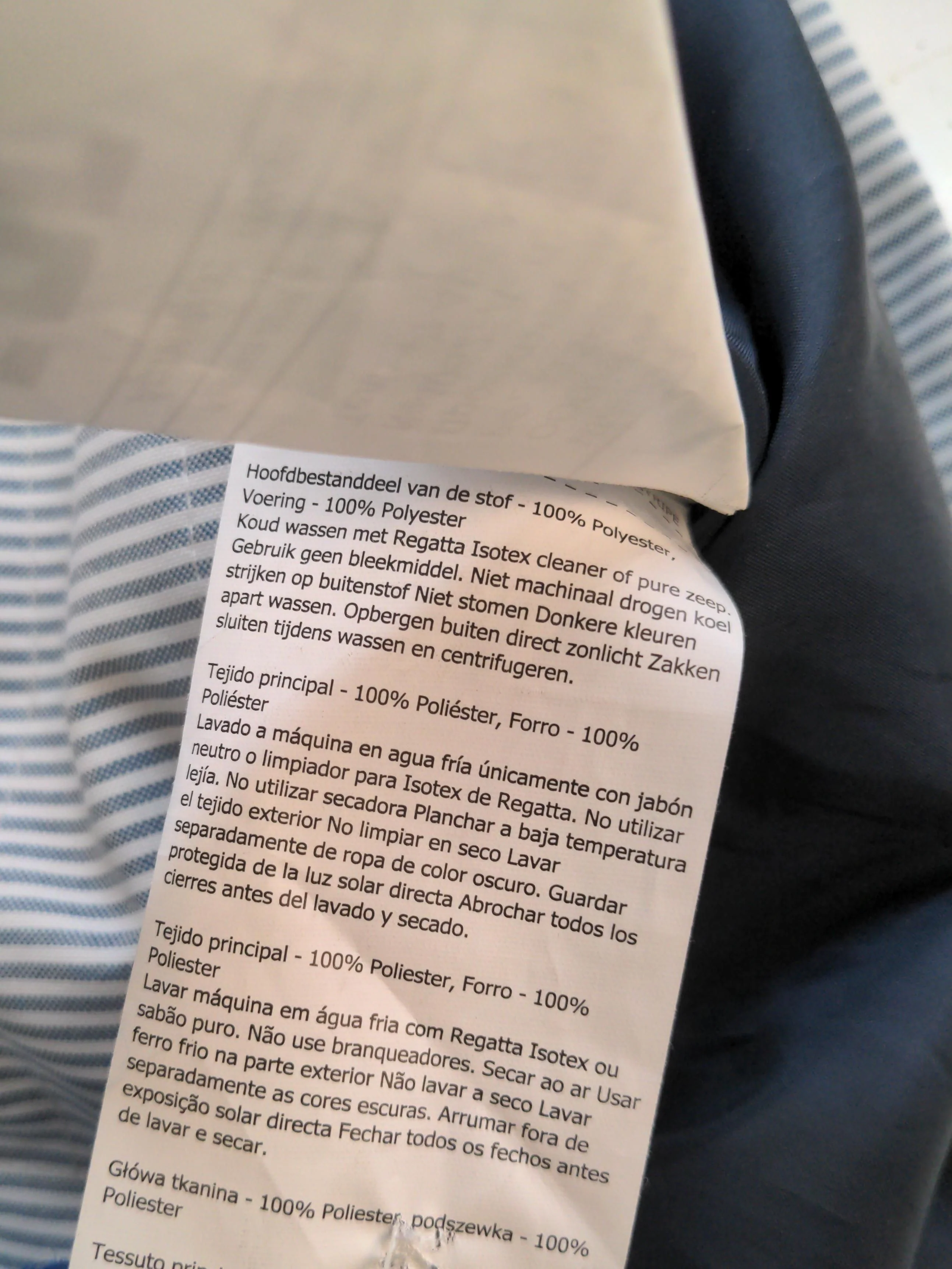 Regatta Rain Coat jacket blue - Image 7