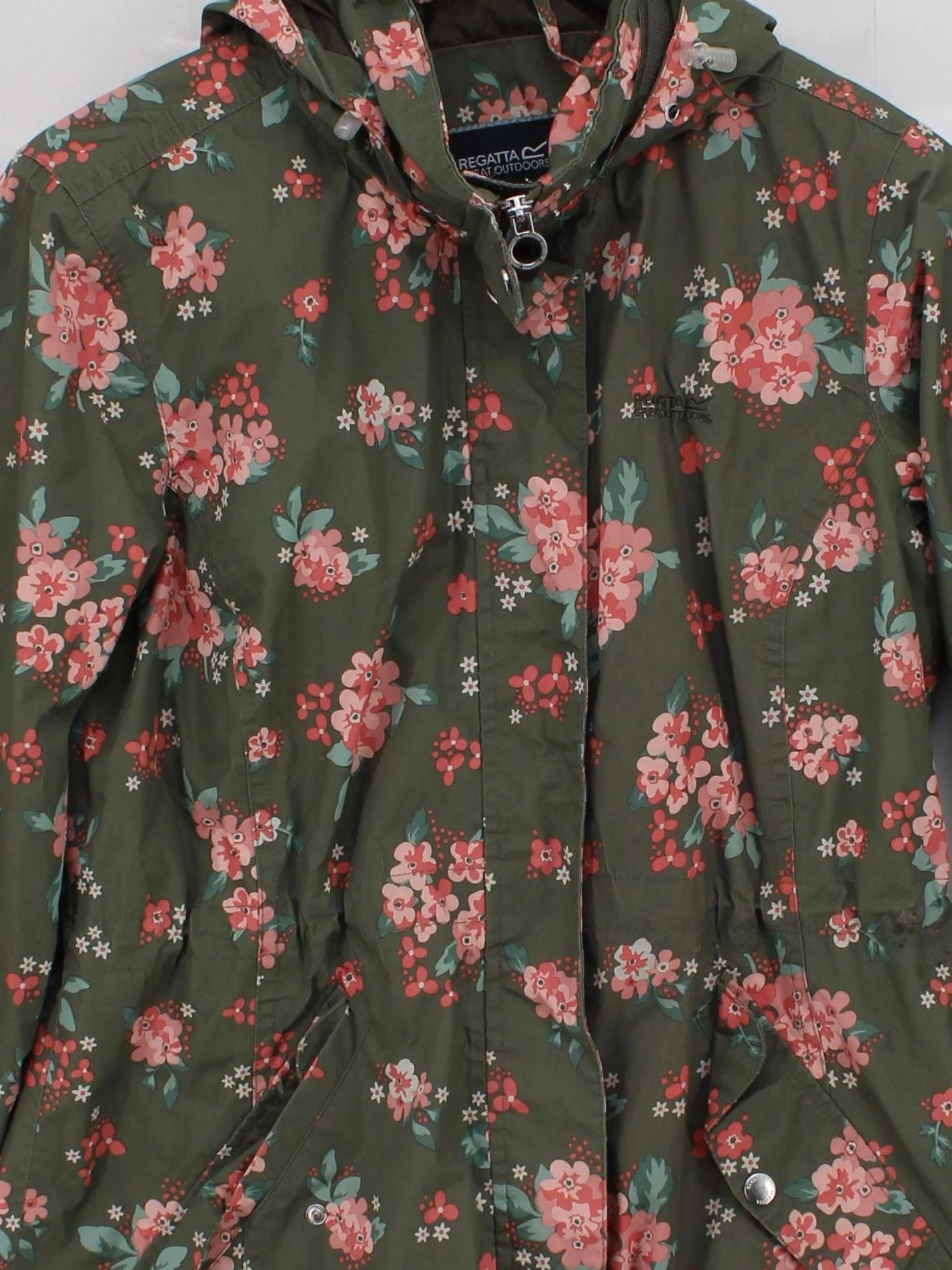 Regatta Rain Coat jacket green - Image 3