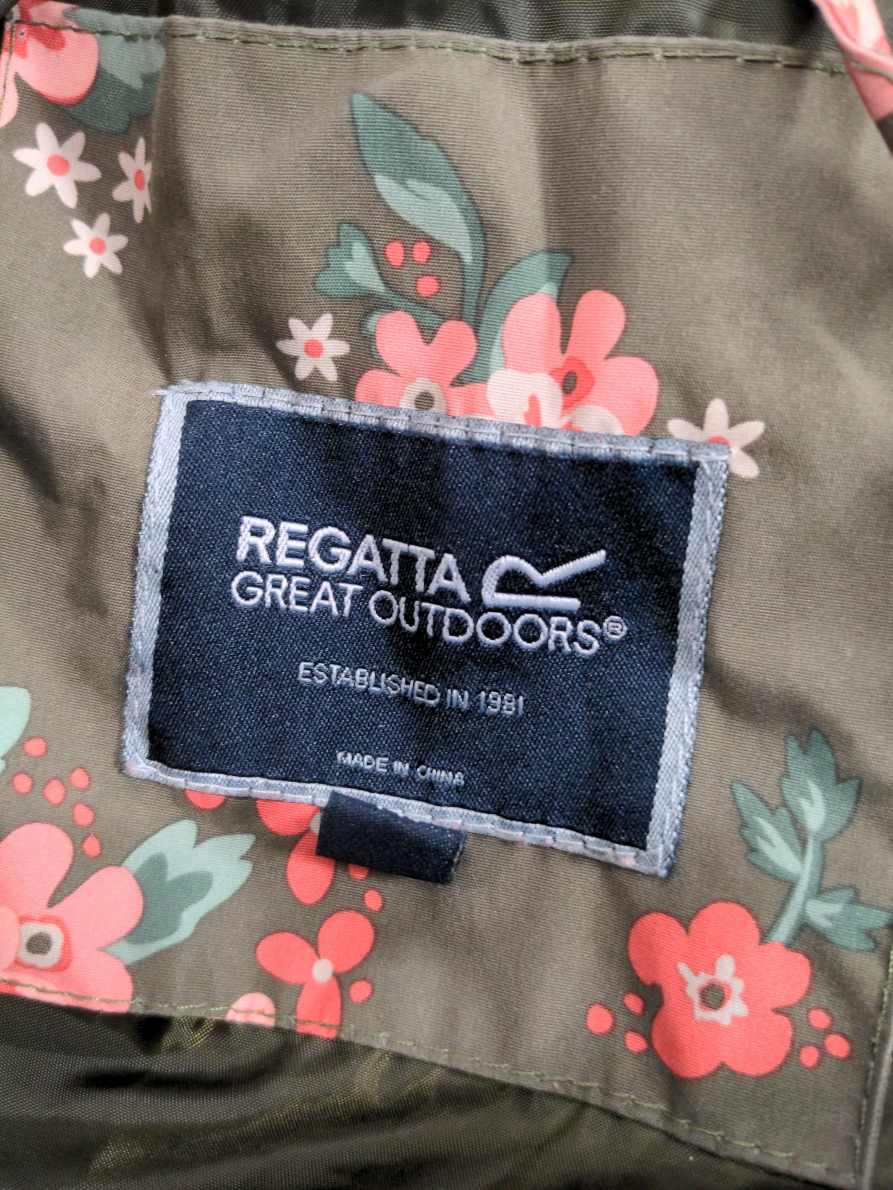 Regatta Rain Coat jacket green - Image 6